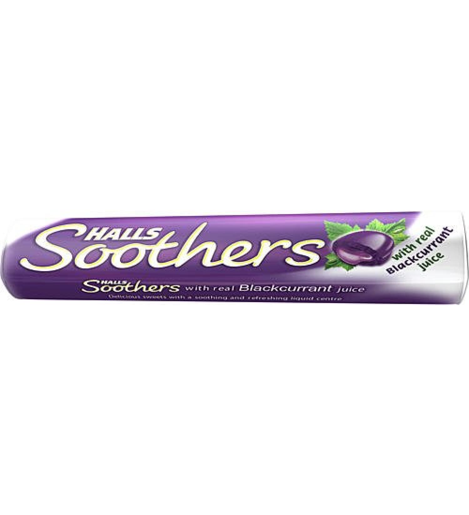 Halls Medicated Cough Drops X5 (Soothers Blackcurrant)