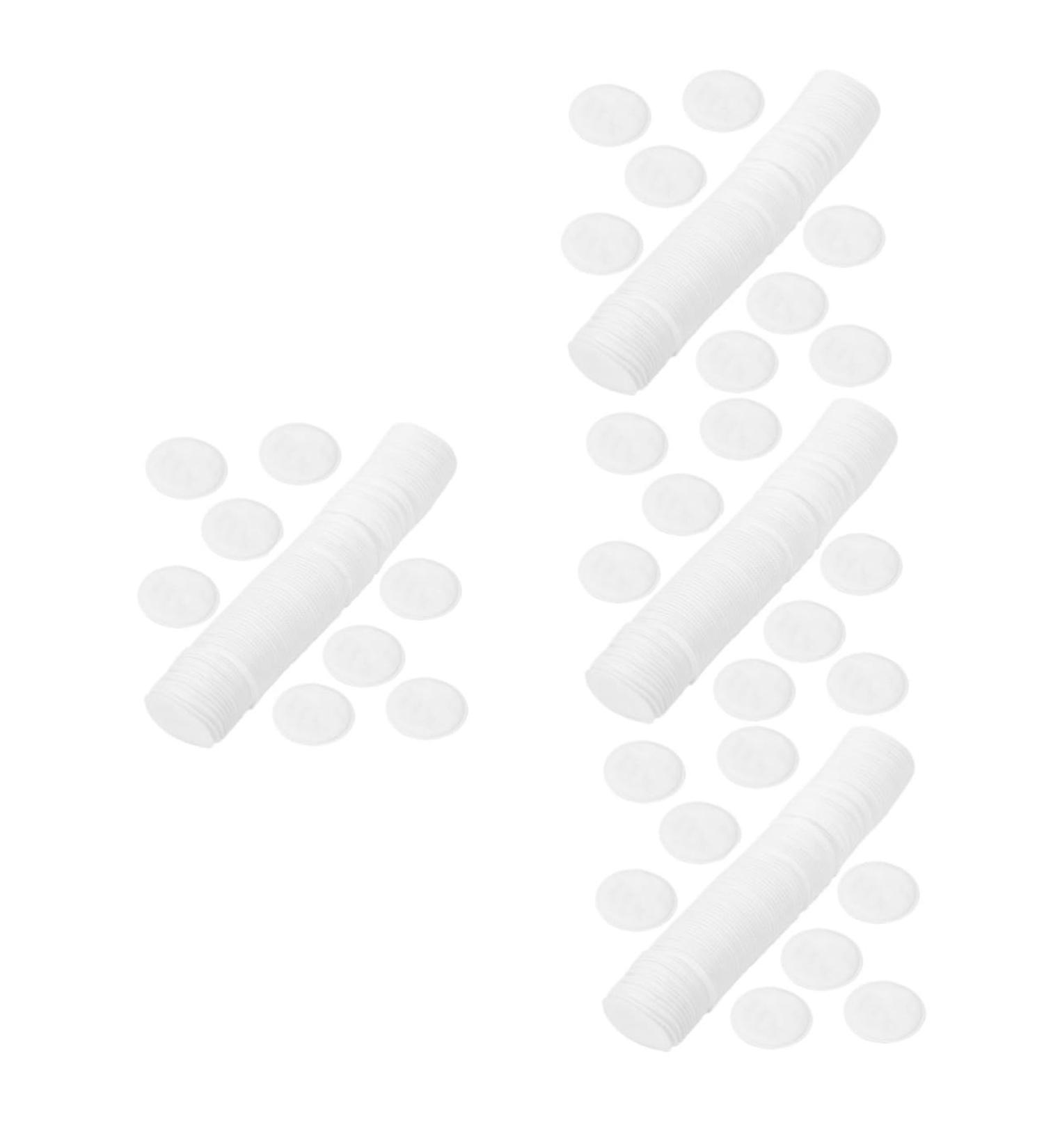 FRCOLOR 400 Pieces Thick Overlock Cotton Small Cosmetic Pads White Nail Polish Makeup Removal Pads Travel Accessories Round Face Pads Makeup Supply Makeup Remover Cotton Sheet - Buy Online on GoSupps.com