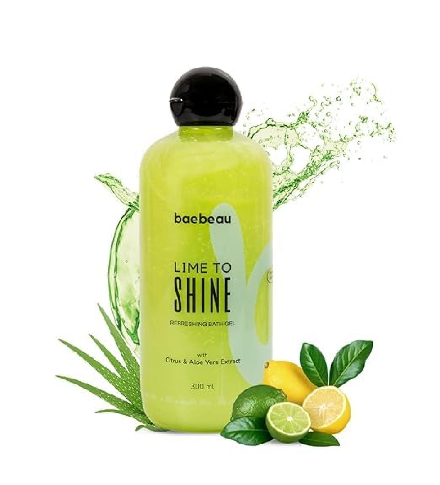 Buy Lime to Shine Refreshing Body Wash & Shower Gel - Nourishing Citrus & Aloe Vera for Men & Women - 300ml | International Shipping - Buy Online on GoSupps.com