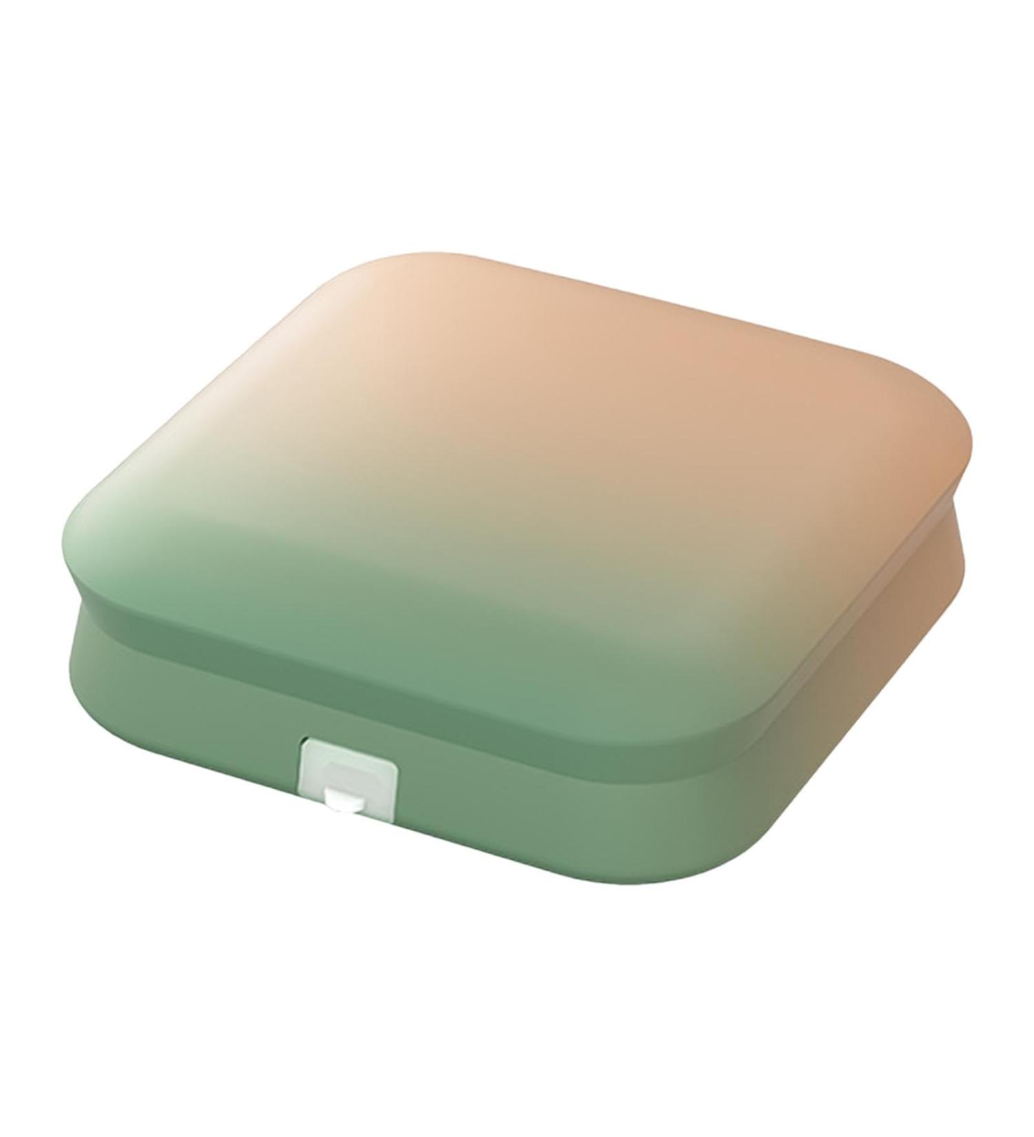 Portable Contact Lens Cleaning Case & System | 360-Degree Cleaner with LED Mirror & Tweezers - Deep Clean & Multicolor Options - Buy Online on GoSupps.com