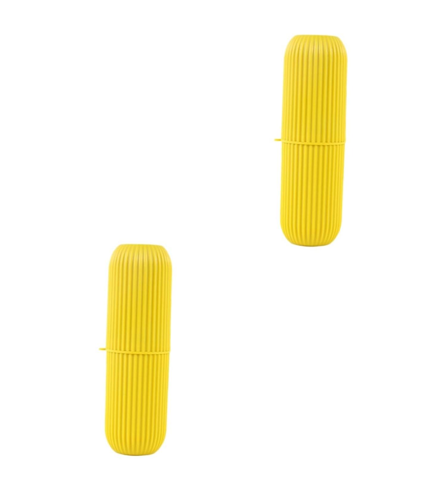 Gleavi Travel Toothbrush with 8 Sleeve Containers - Perfect for Sensitive Gums & Camping | Portable Bristle Toothbrush & Cover Box - Buy Online on GoSupps.com