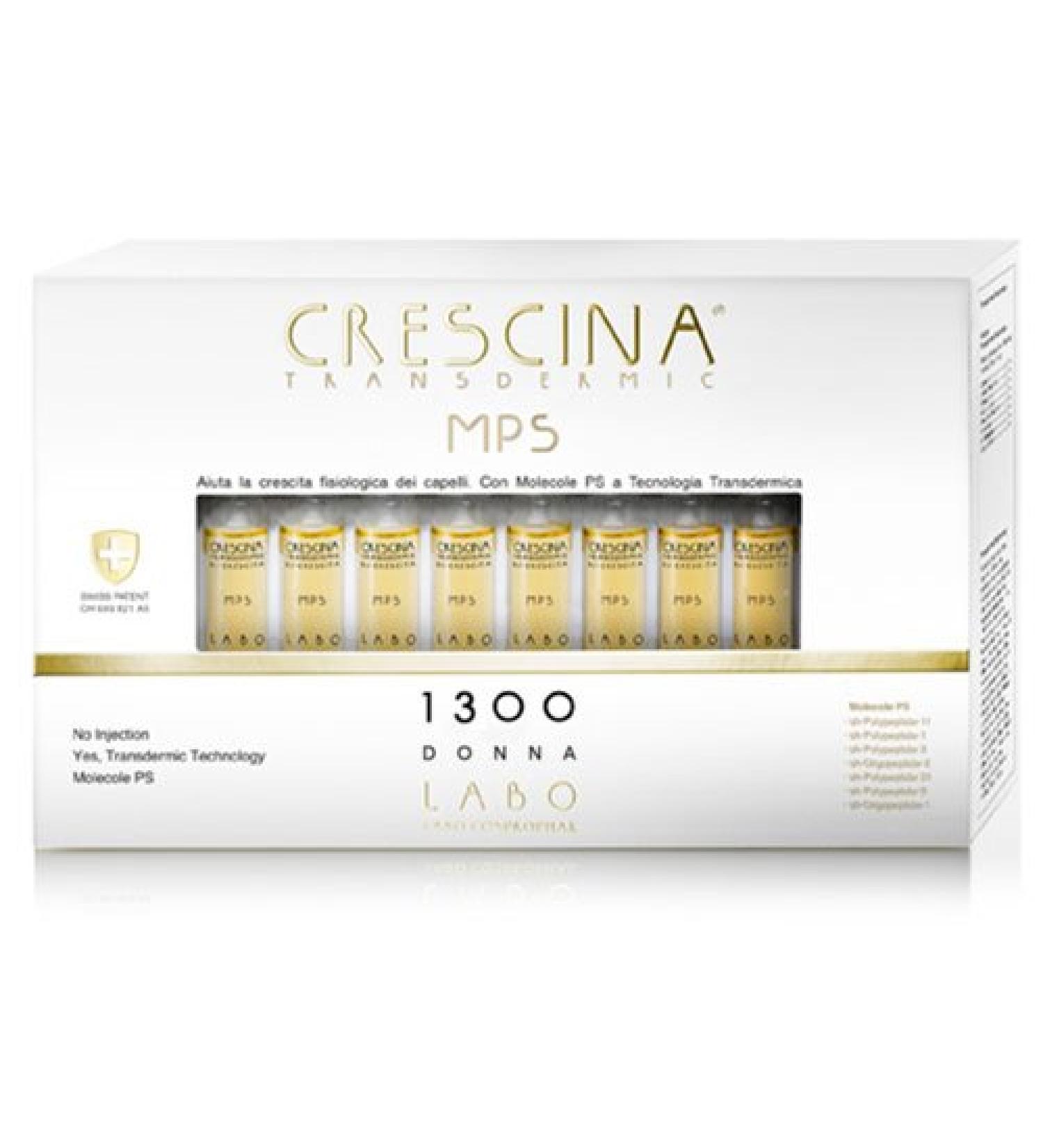 Labo Crescina Transfermic MPS RI-CRESCITA 1300 Anti-Hair Loss for Women 20 Ampoules