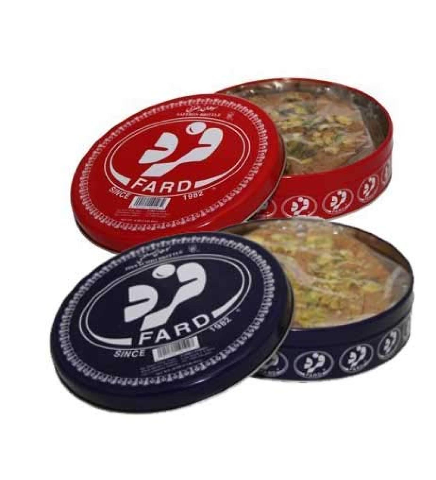 Fard Saffron Brittle and Pistachio Brittle Mixed, 16 oz (Sohan Candy) Pack of 2