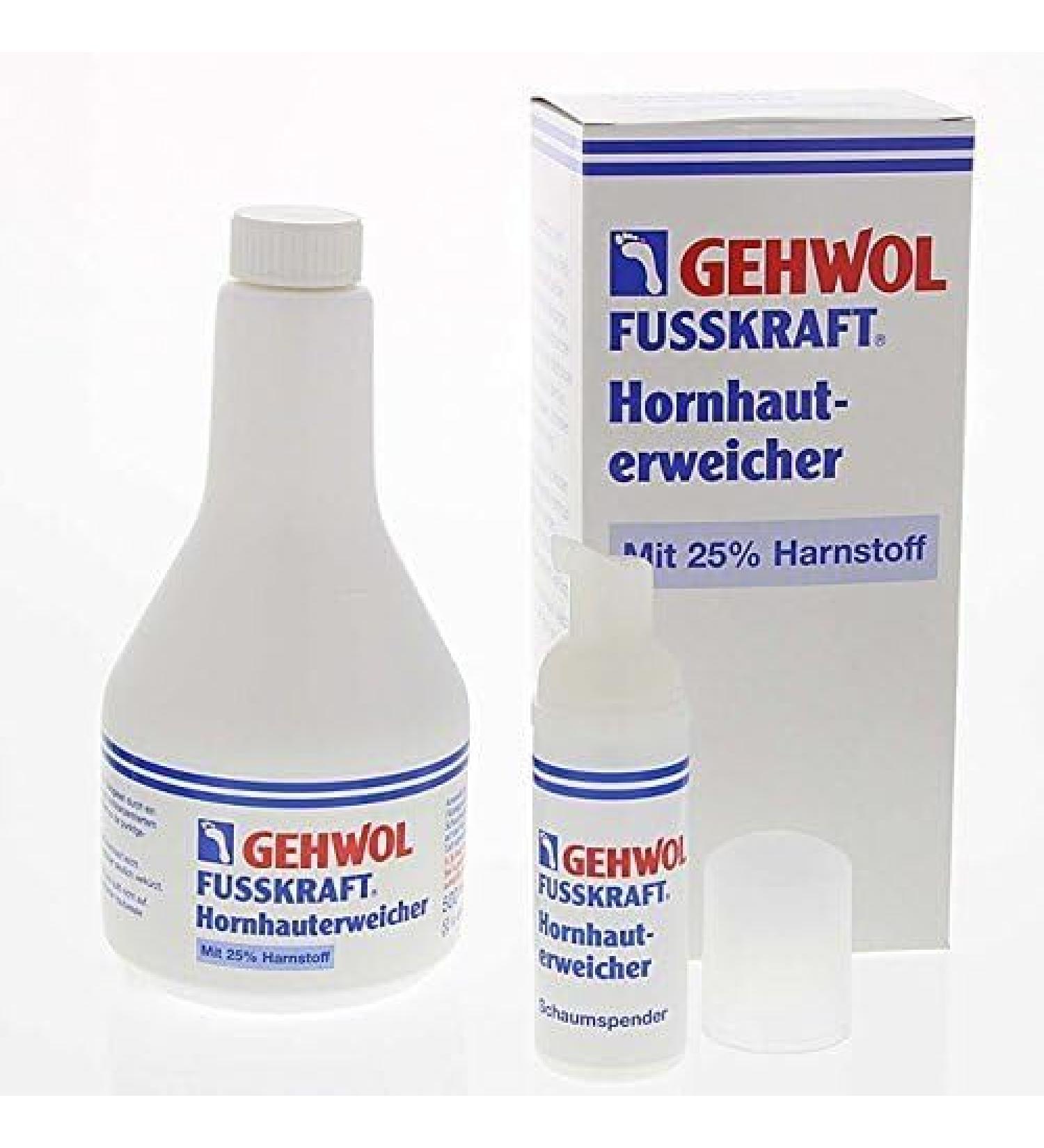 GEHWOL Fusskraft Callus Softener 25% Urea with Foam Dispenser Bottle Callus Removal 500ml