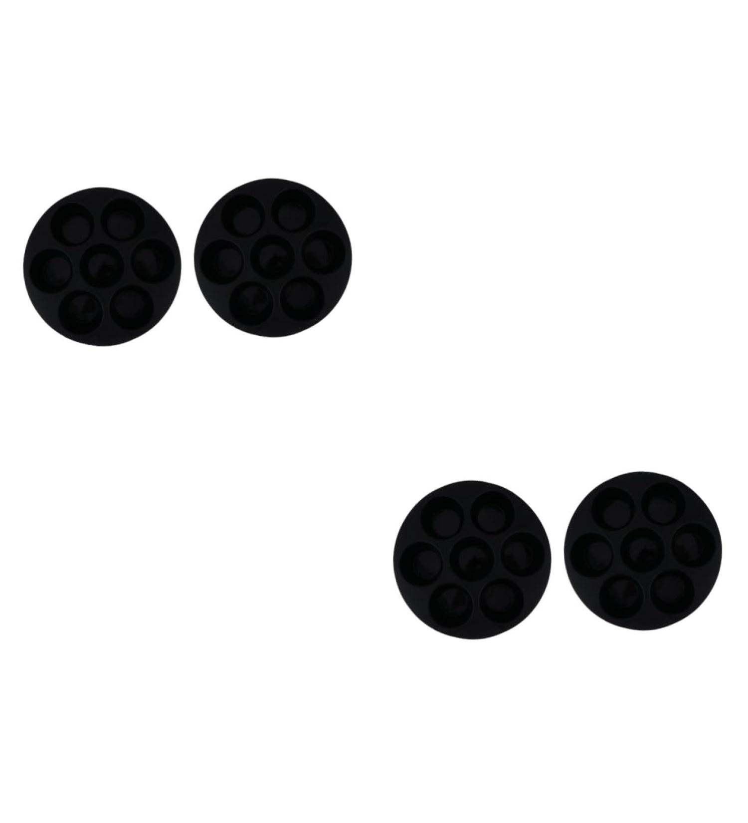 4 Pcs Silicone Cake Cup Airfryer Air Fryer Silicone Molds 7 Holes Muffin Molds Muffin Cake Cups Muffin Baking Cup Cake Mould Kitchen Baking Molds Cake Mold Popsicle 17.7X17.7X4CMx2pcs Blackx2pcs - Buy Online on GoSupps.com