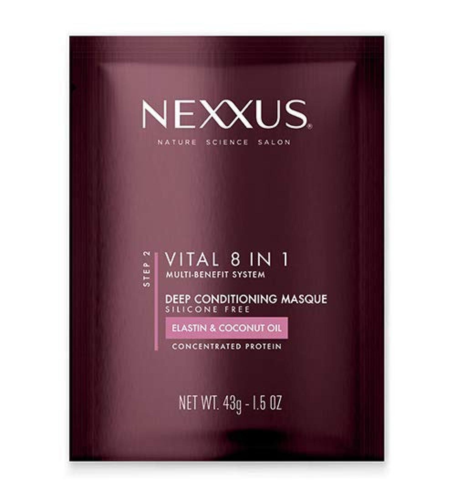 Nexxus New York Salon Care Vitall 8-In-1 Coconut & Protein Complex Rejuvenating Masque 1.5 oz