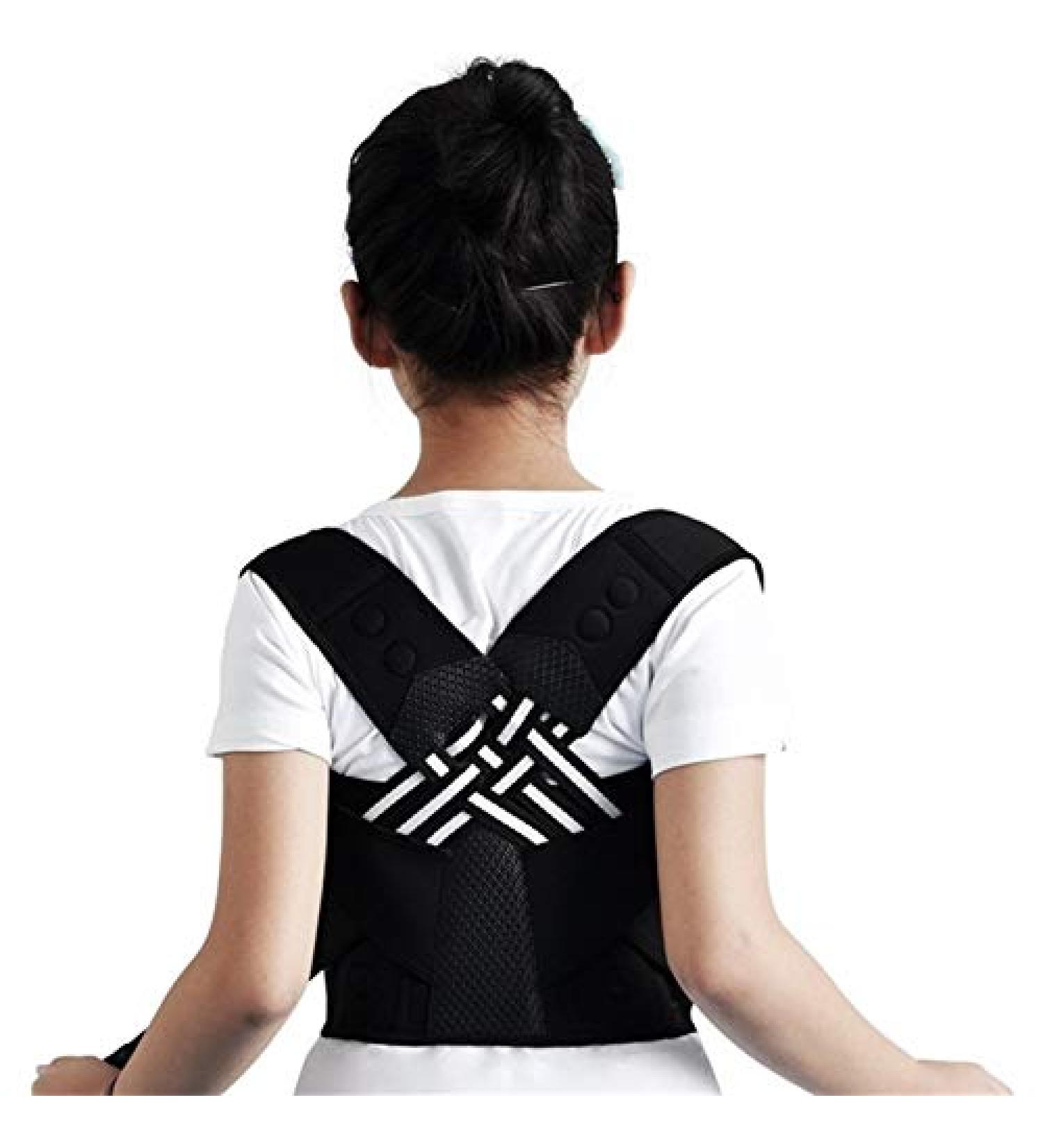 ZZBFHH Magnetic Back Posture Corrector for Children Kids Back Waist Support Belt 10 Magnets Orthopedic Straps Back Posture Correction (Color : Black Size : XX-Large) vision Black S - Buy Online on GoSupps.com