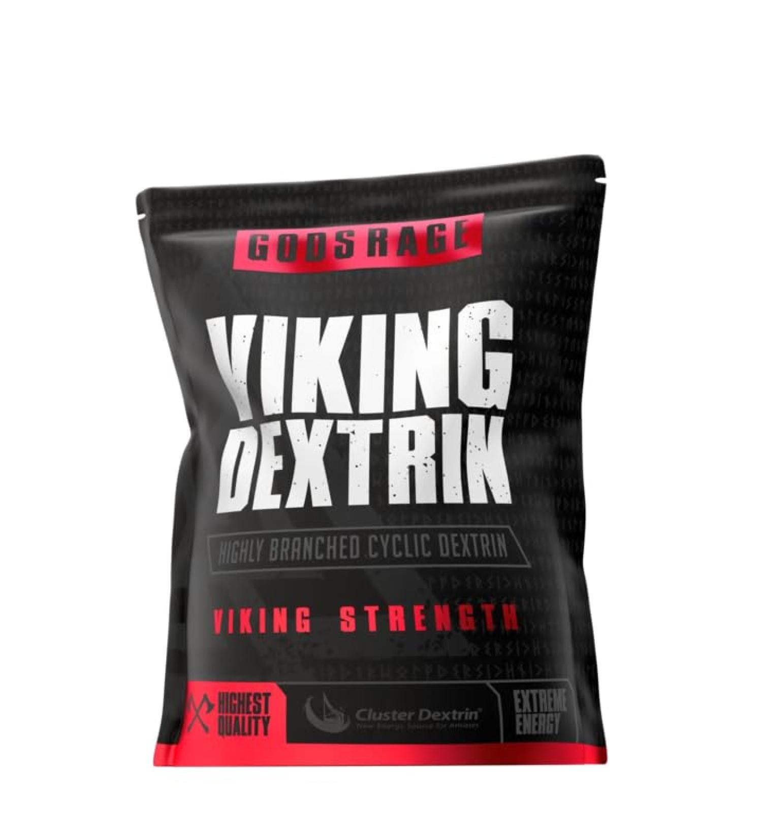 Godsrage Cluster Dextrin - Viking (1000 g) | Premium Pre Workout Booster | High Bioavailability | Made in Germany | Optimal Energy for Intensive Training - Buy Online on GoSupps.com
