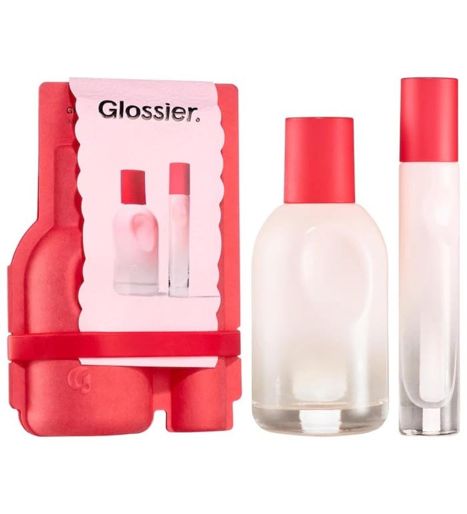 Glossier You Limited Edition Eau de Parfum Holiday Gift Set - Full Size Spray (1.7oz / 50ml) and Travel Size Rollerball (0.27oz / 8ml) - Buy Online on GoSupps.com
