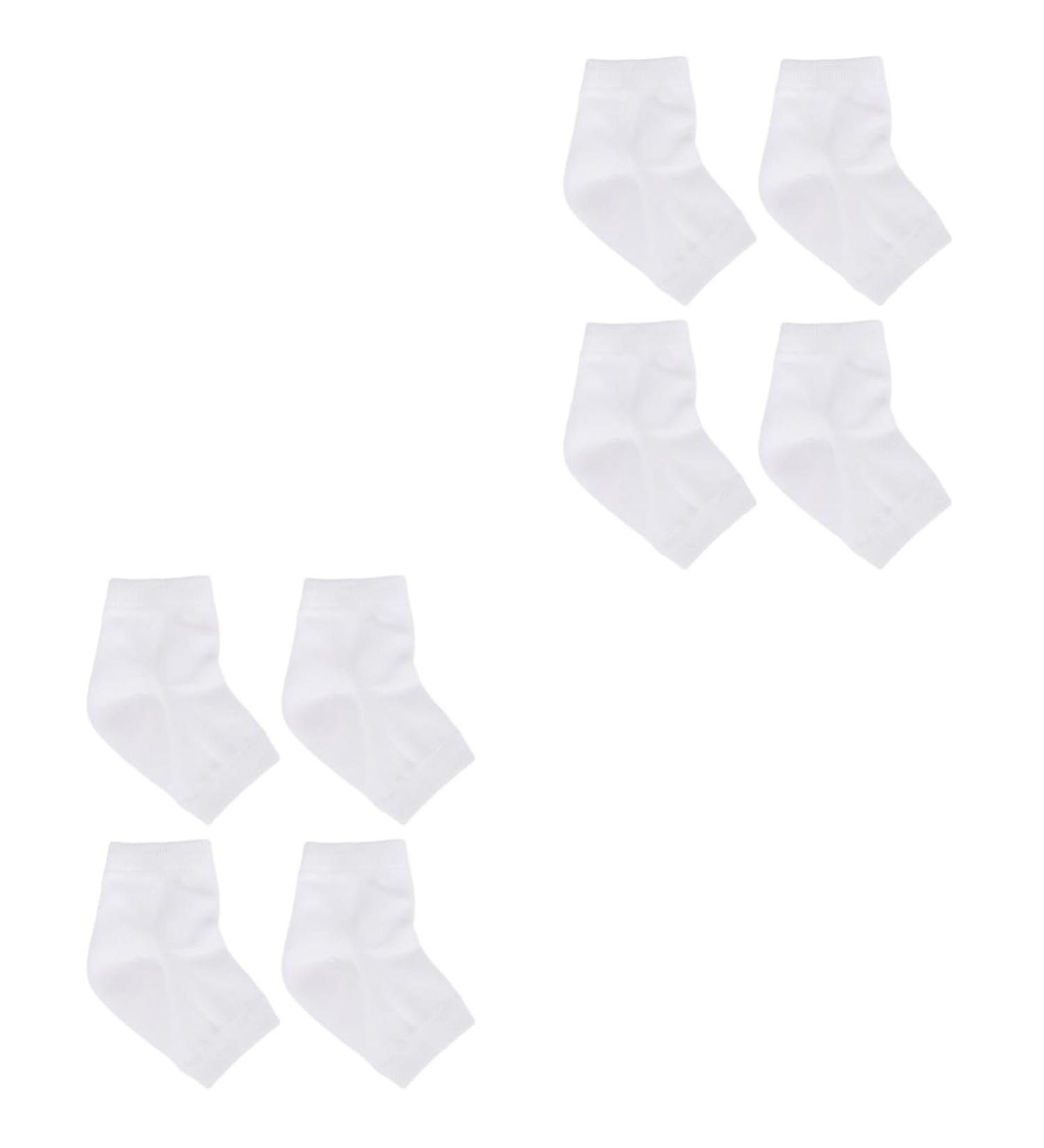 Beaupretty Breathable Socks Pairs Gel Heel Sleeves Dry feet Heel Protector Heel Sleeves Protectors Heel Moisturizing Breathable Gel Men and Women Crack White Ankle Men Moisturizing Socks - Buy Online on GoSupps.com