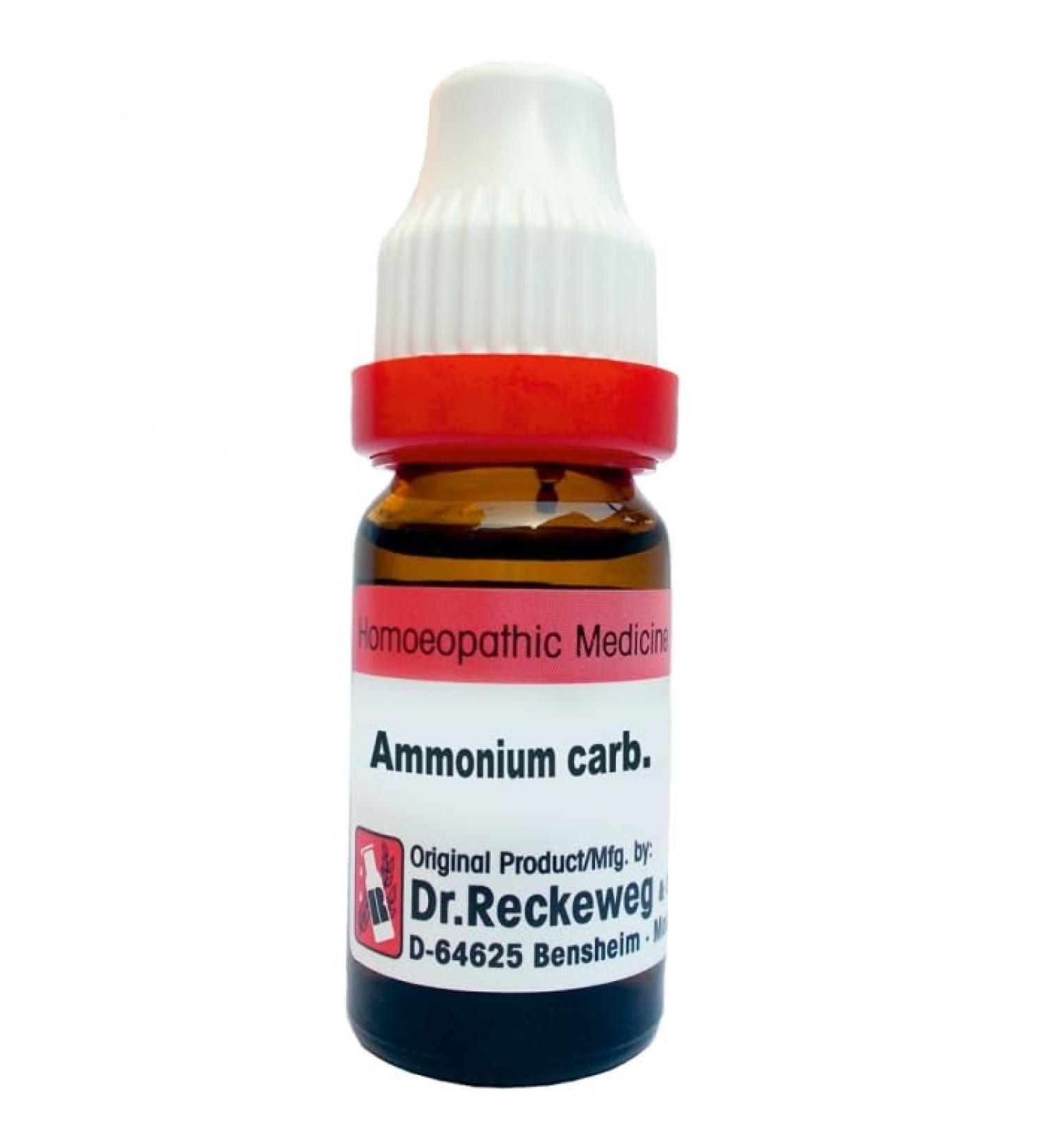 Dr. Reckeweg Ammonium Carb 200CH Dilutions Homeopathic Medicine (Buy 3 GET 1 Free)