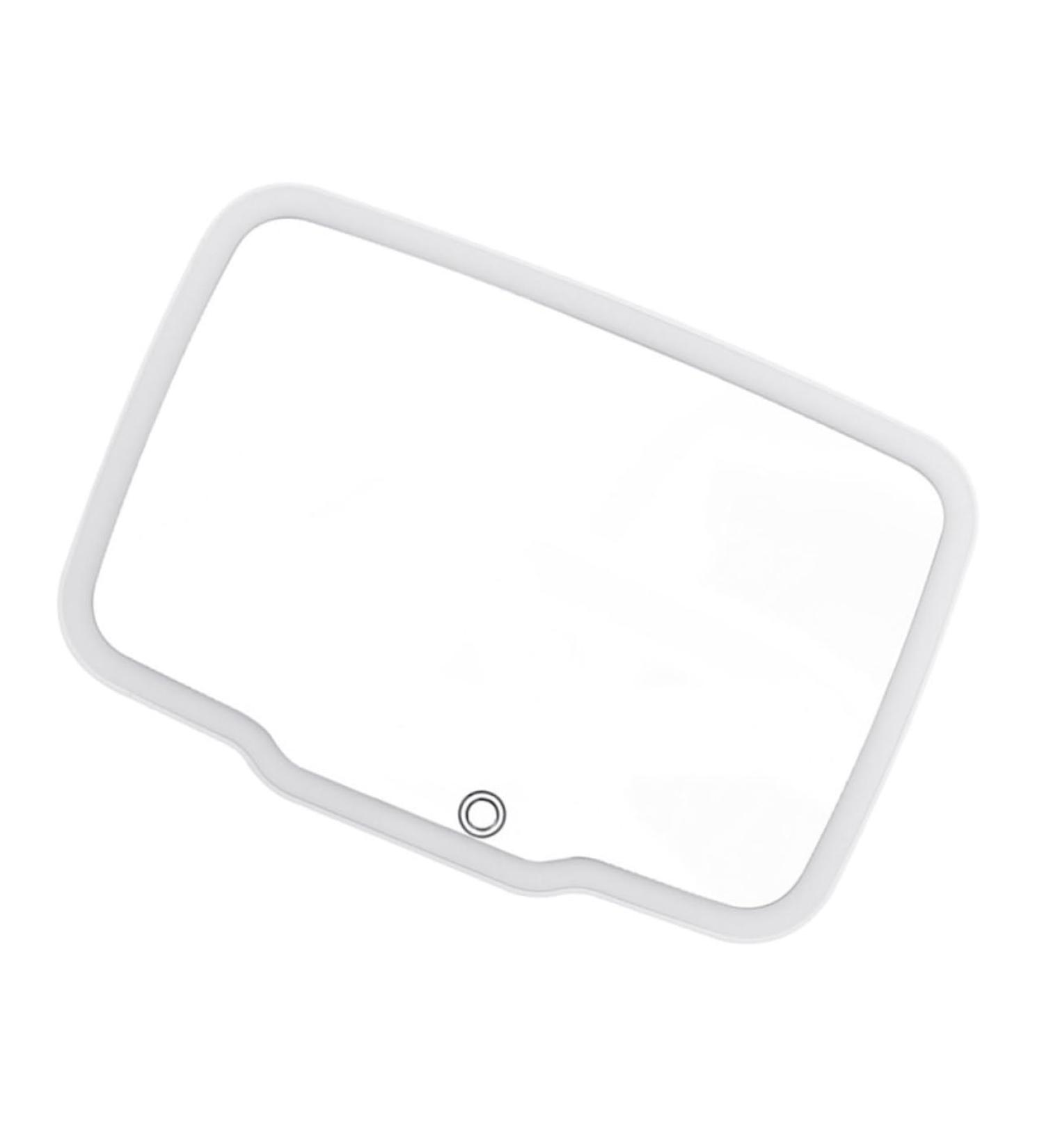 DOITOOL Car Vanity Mirror White Charging Type Abs Makeup Mirror White 17.7x12.3cm - Buy Online on GoSupps.com
