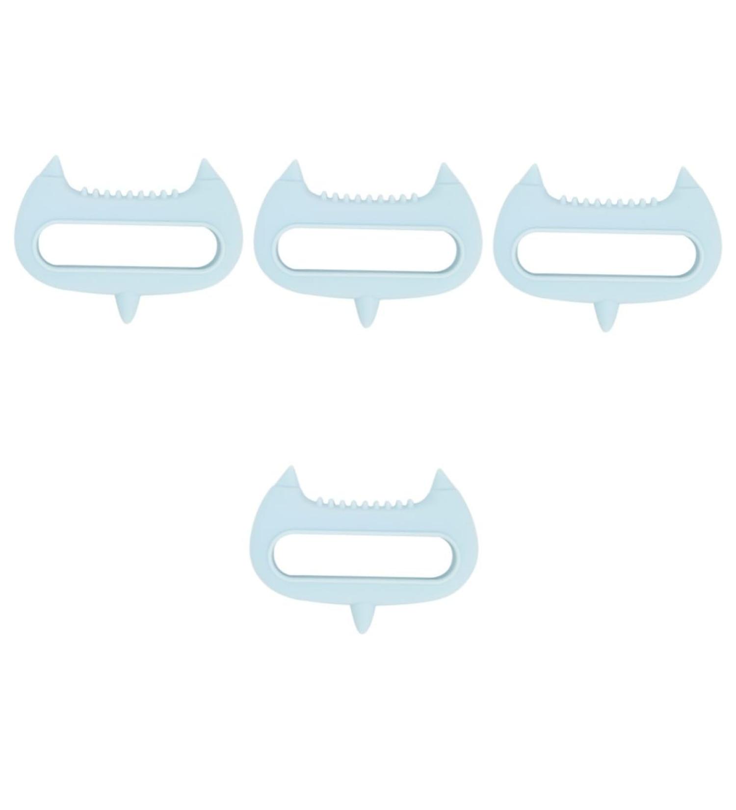 TOVINANNA 4-Piece Acupuncture Massage Device Set Silicone Hand Massager Scalp Massager & Neck Tool for Stress Relief - Buy Online on GoSupps.com