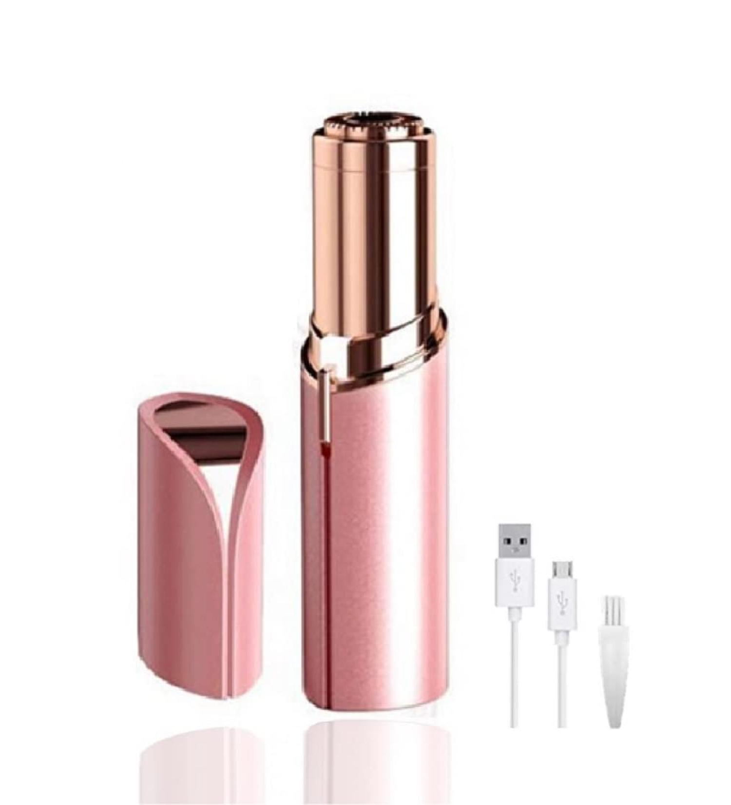 Women's Facial Hair Remover - Safe & Painless Shaving for Lip, Bikini, and Armpit Hair (Rose Gold) - Buy Online on GoSupps.com
