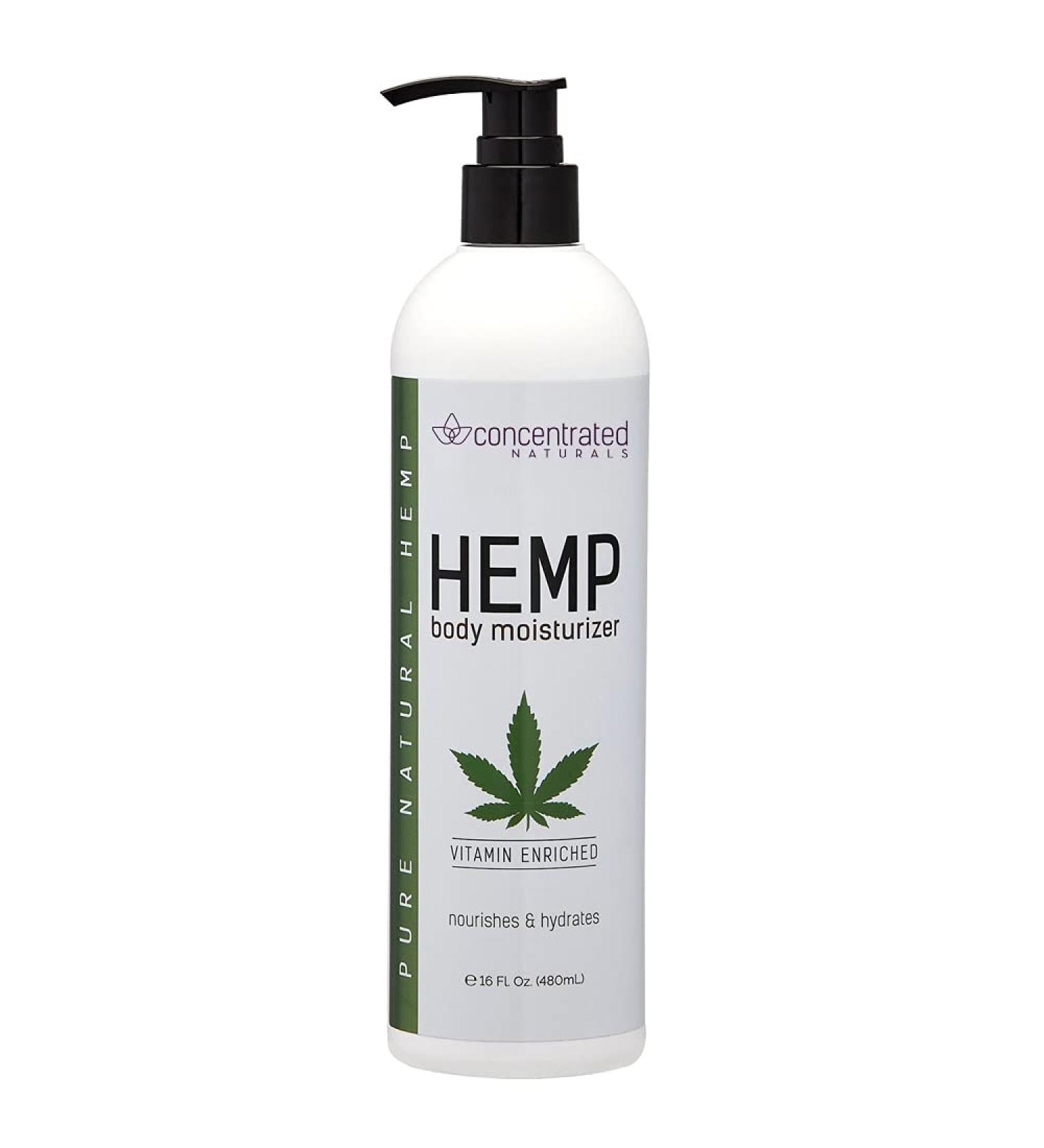 Buy Hemp Body Moisturizer with Hempseed Oil & Jojoba - Vitamin Enriched Hydrating Cream 16 Fl Oz - International Shipping Available - Buy Online on GoSupps.com