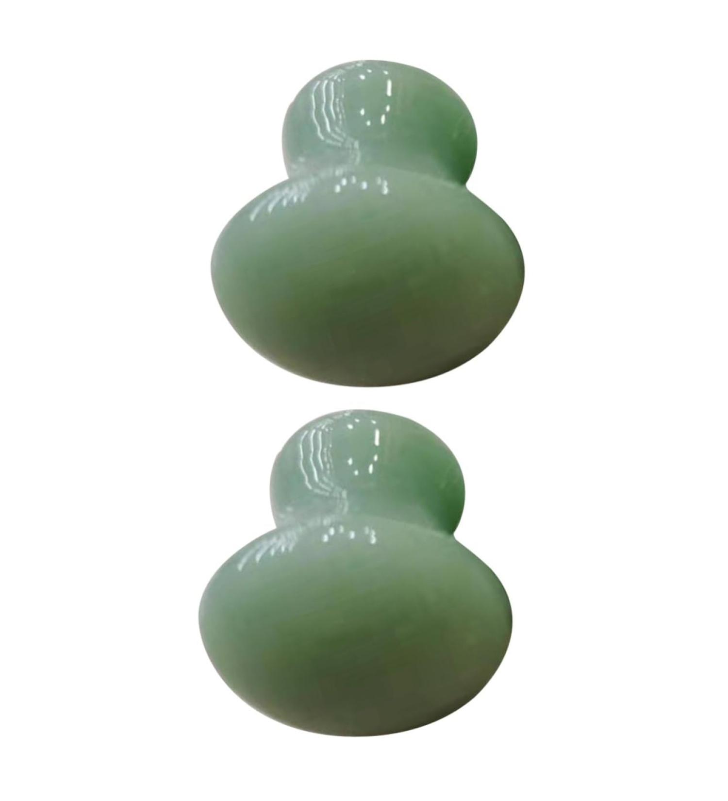 FRCOLOR Gua Sha Massage Stone Tools 2 Pcs Jade Scraping Board & Facial Massager Kit for Myofascial Release & Skin Care - Buy Online on GoSupps.com