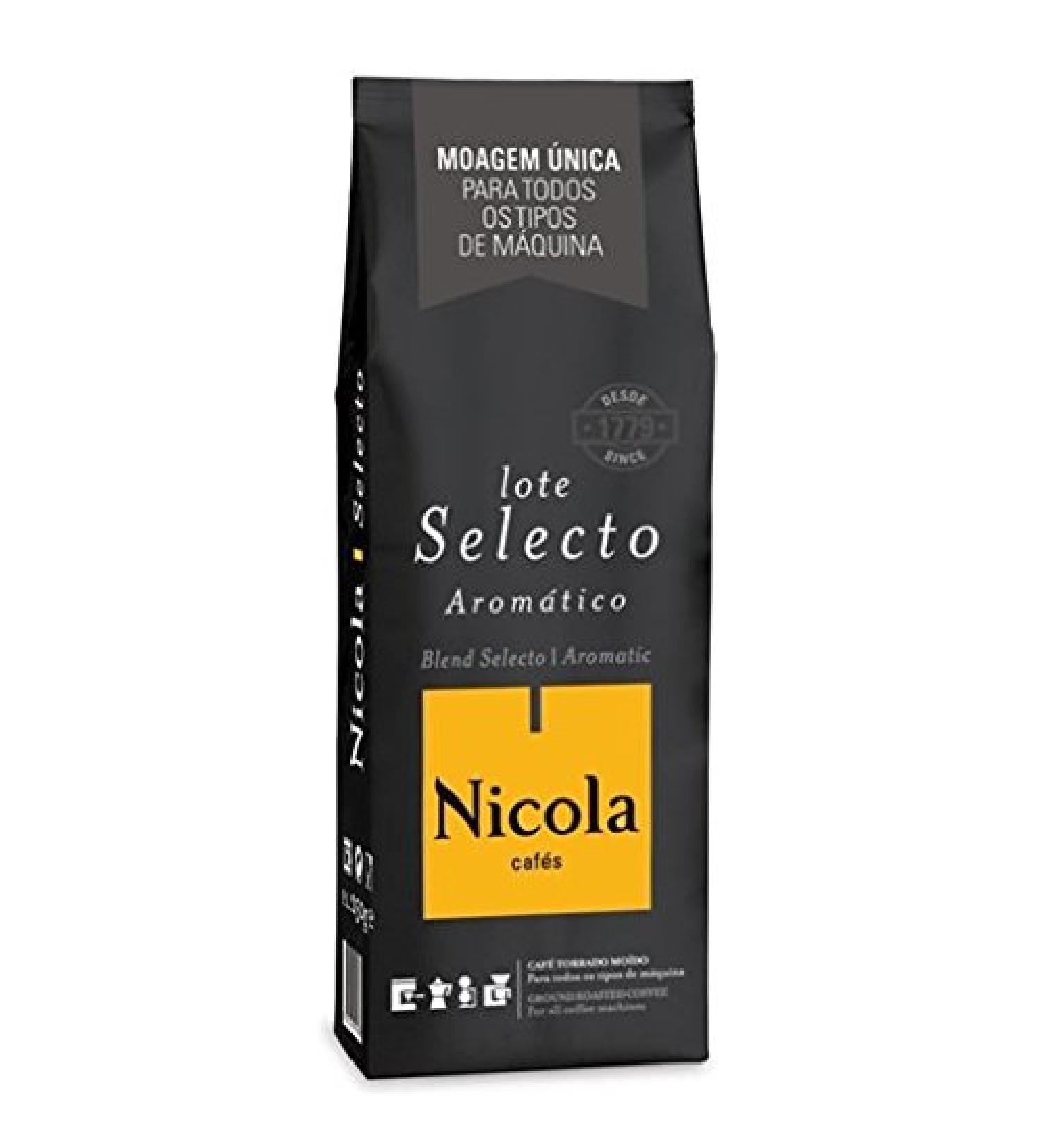 NICOLA Coffee - SELECTO Aromatic (Ground Coffee) - 6 x 250gr / 8.8oz