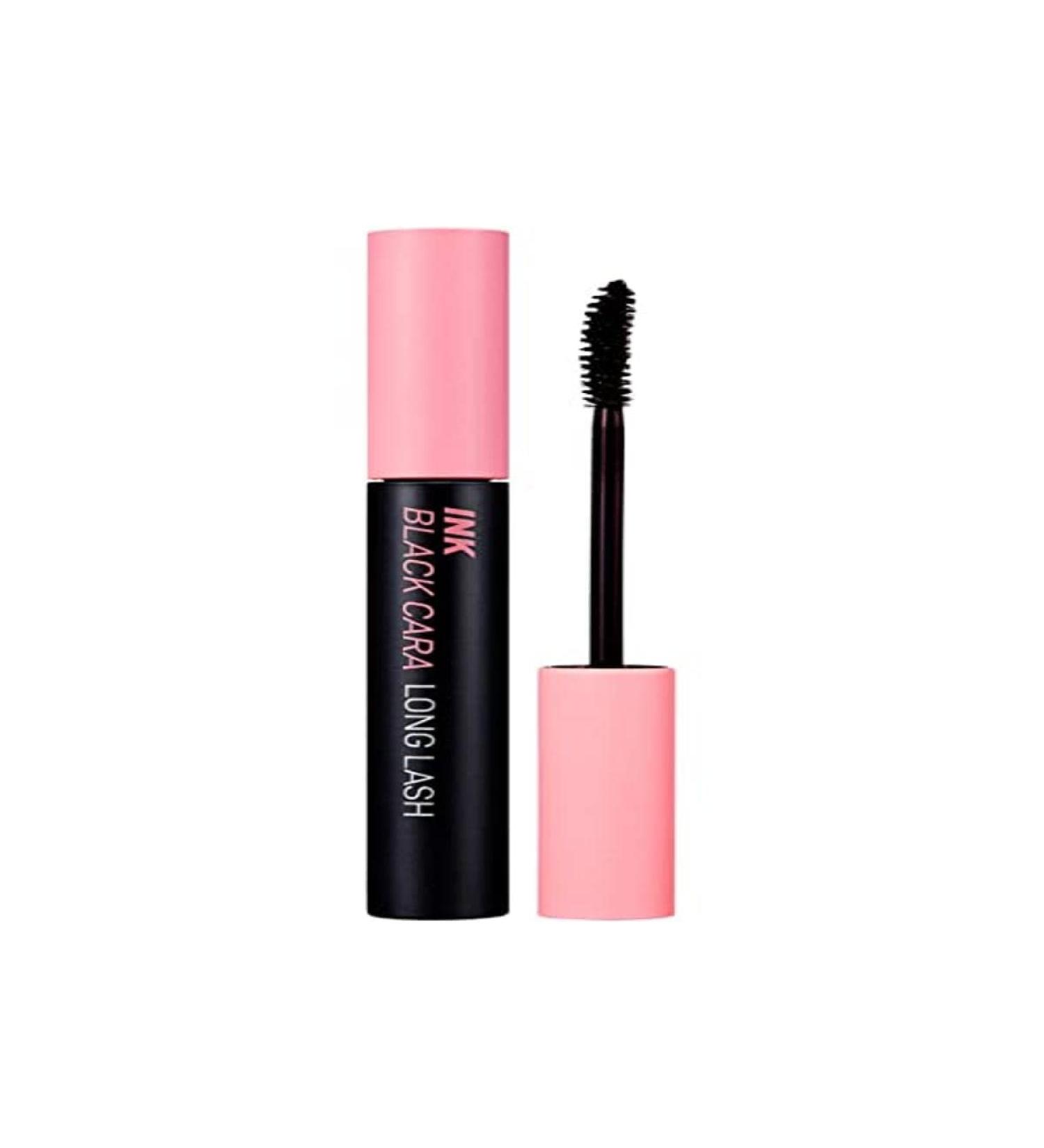 Peripera Ink Black Mascara  Lengthening  Thick  Waterproof  Smudge Proof  Long Lasting  Not Animal Tested  Long Lash Curling (001)  0.24 fl oz