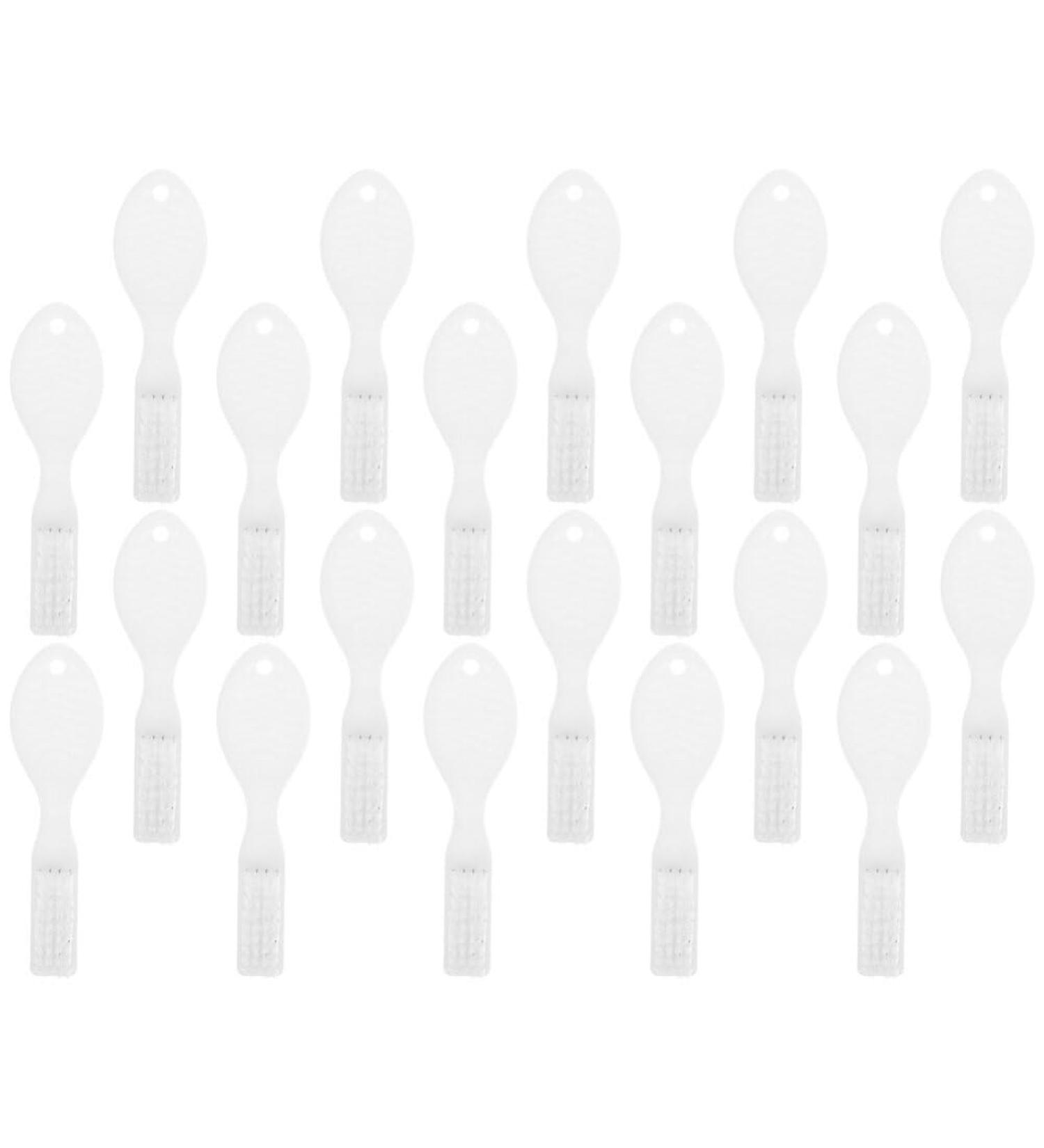 20 Pack Healeved Mini Security Toothbrushes - Travel-Friendly Thumbprint Design for Effective Tooth Cleaning - Buy Online on GoSupps.com