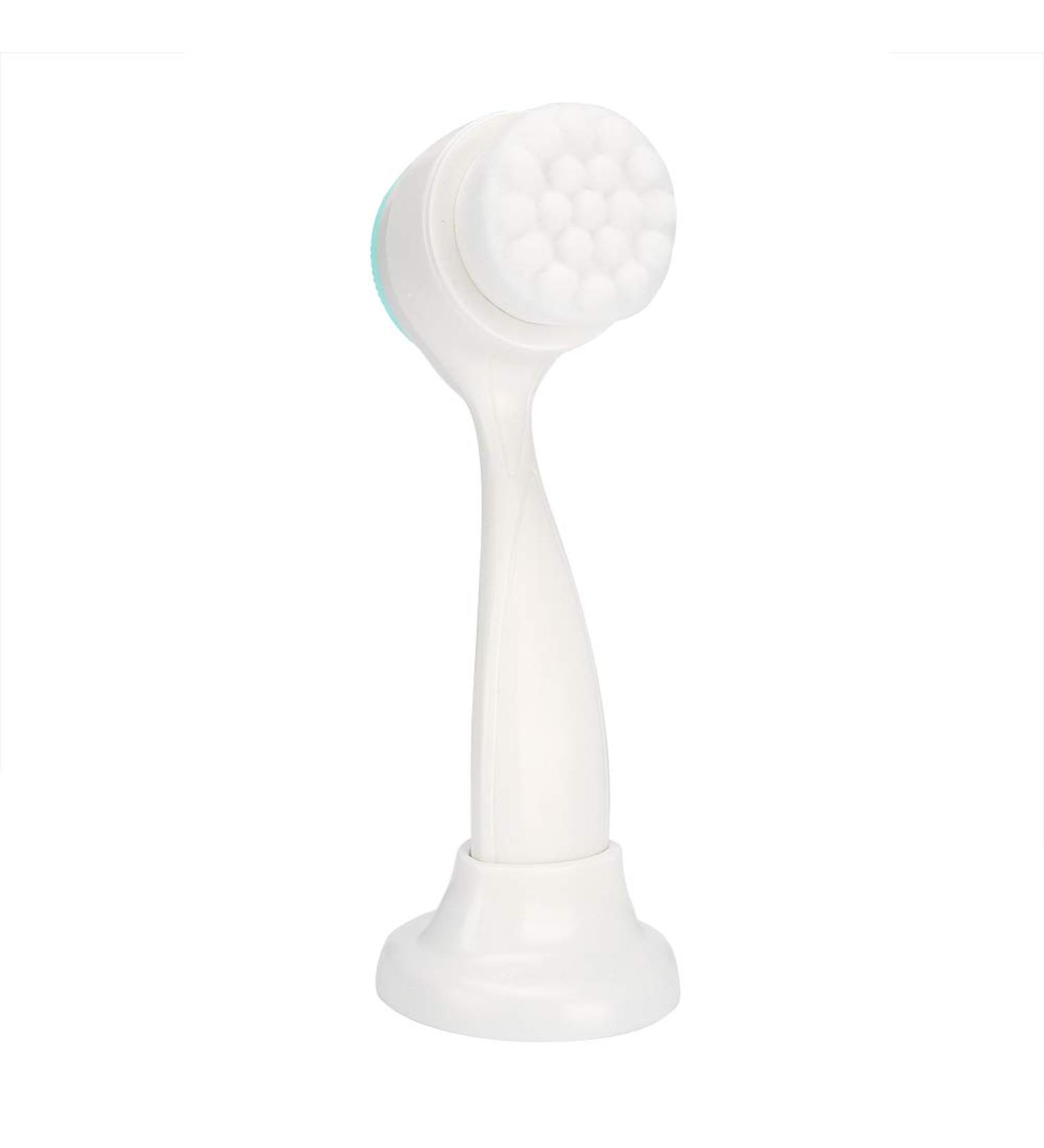 High Effectively ABS Face Wash Brush Deep Cleaning Double Sided Face Brush Dress Up Travel Make Up for Holiday Gift - Buy Online on GoSupps.com
