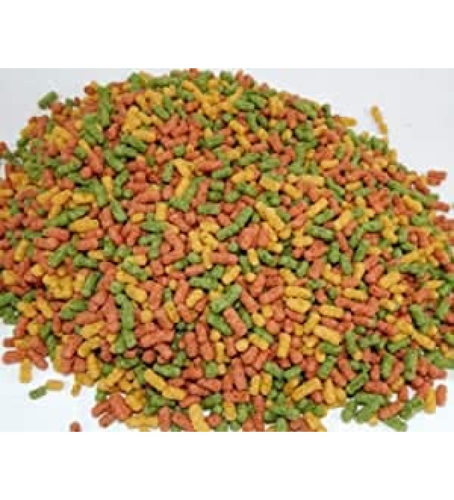 Fish food SAHAWA Premium PondSticks 3-way mix 15 liters goldfish food koi food pond food (15 liter bag)