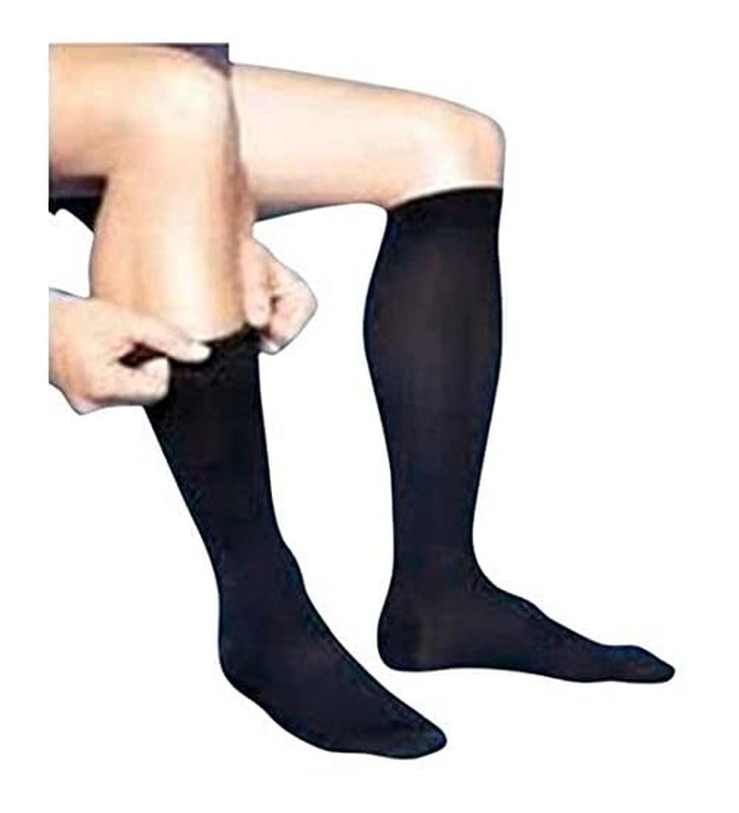 Calcetin farmalastic normal azul gde