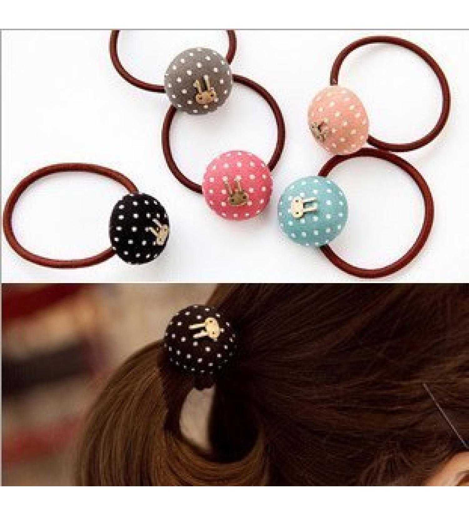 cuhair(tm) 10pcs Women Girls Kids Ponytail Holder Hair Tie Hair Rope Hairband Hair Accessories