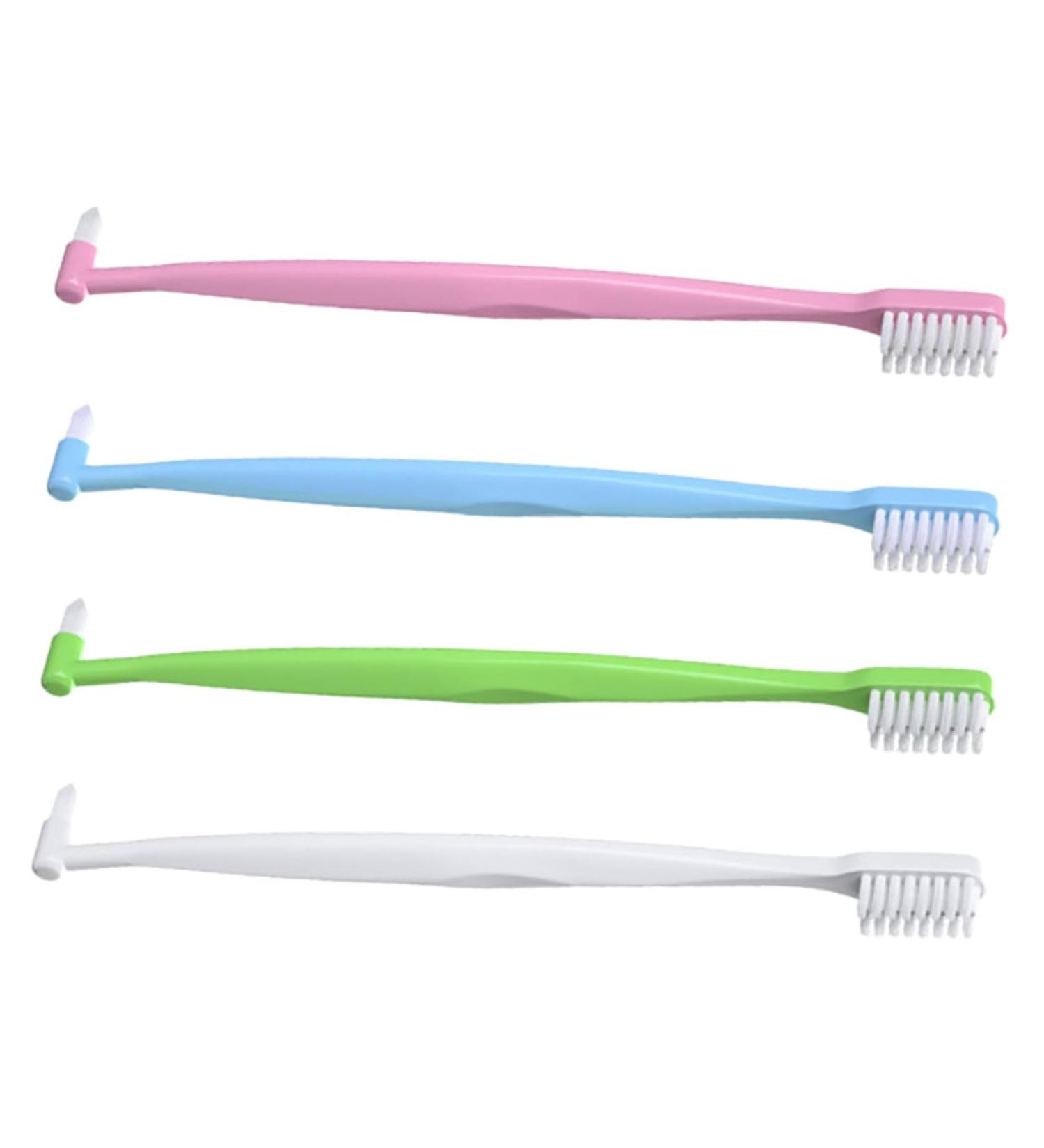 Beaupretty Double-Sided Travel Toothbrush - Set of 4 | Household & Travel Essential - Buy Online on GoSupps.com
