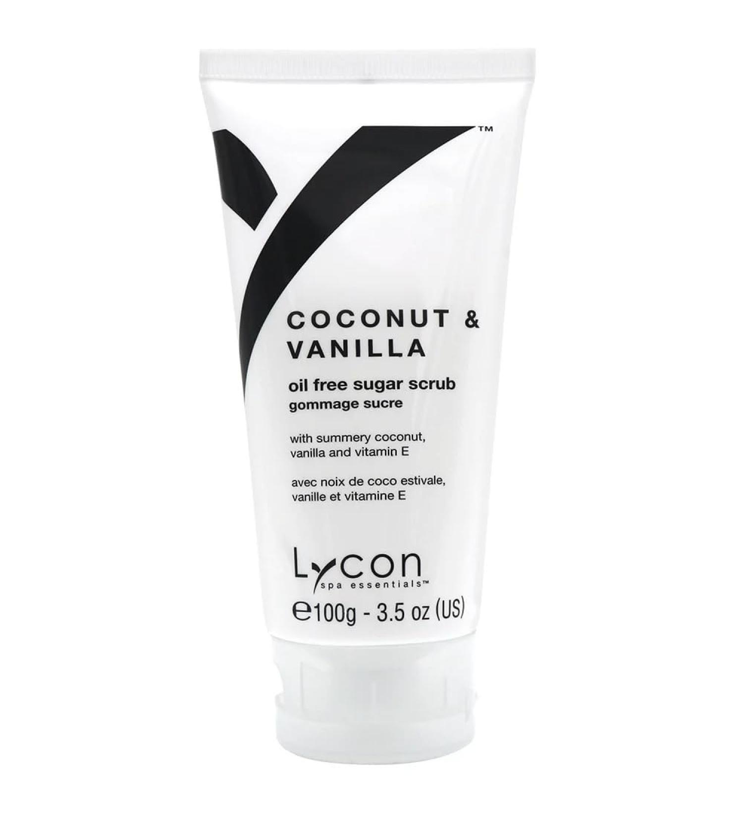 LYCON Sugar Scrub Coconut & Vanilla 100g - Ultra Hydrating Exfoliating Body Care Scrub | Buy Internationally - Buy Online on GoSupps.com
