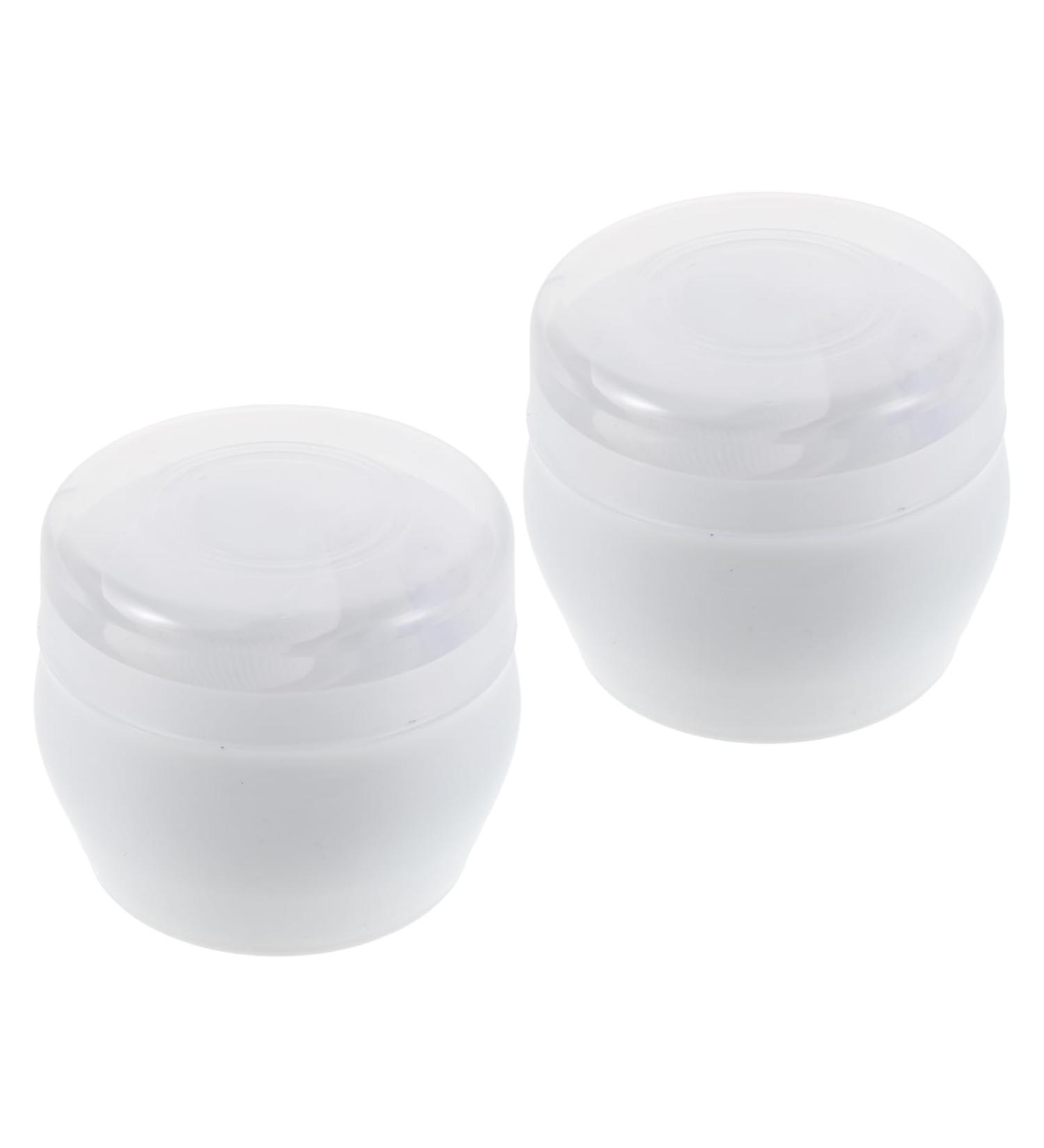 OUNONA Lot de 2 Bo tes Houppette pour Poudre Corporelle B b R cipient Rechargeable Blanc avec Applicateur Doux Distributeur Pratique pour Langer et Voyage tui S curis et Portable - Buy Online on GoSupps.com