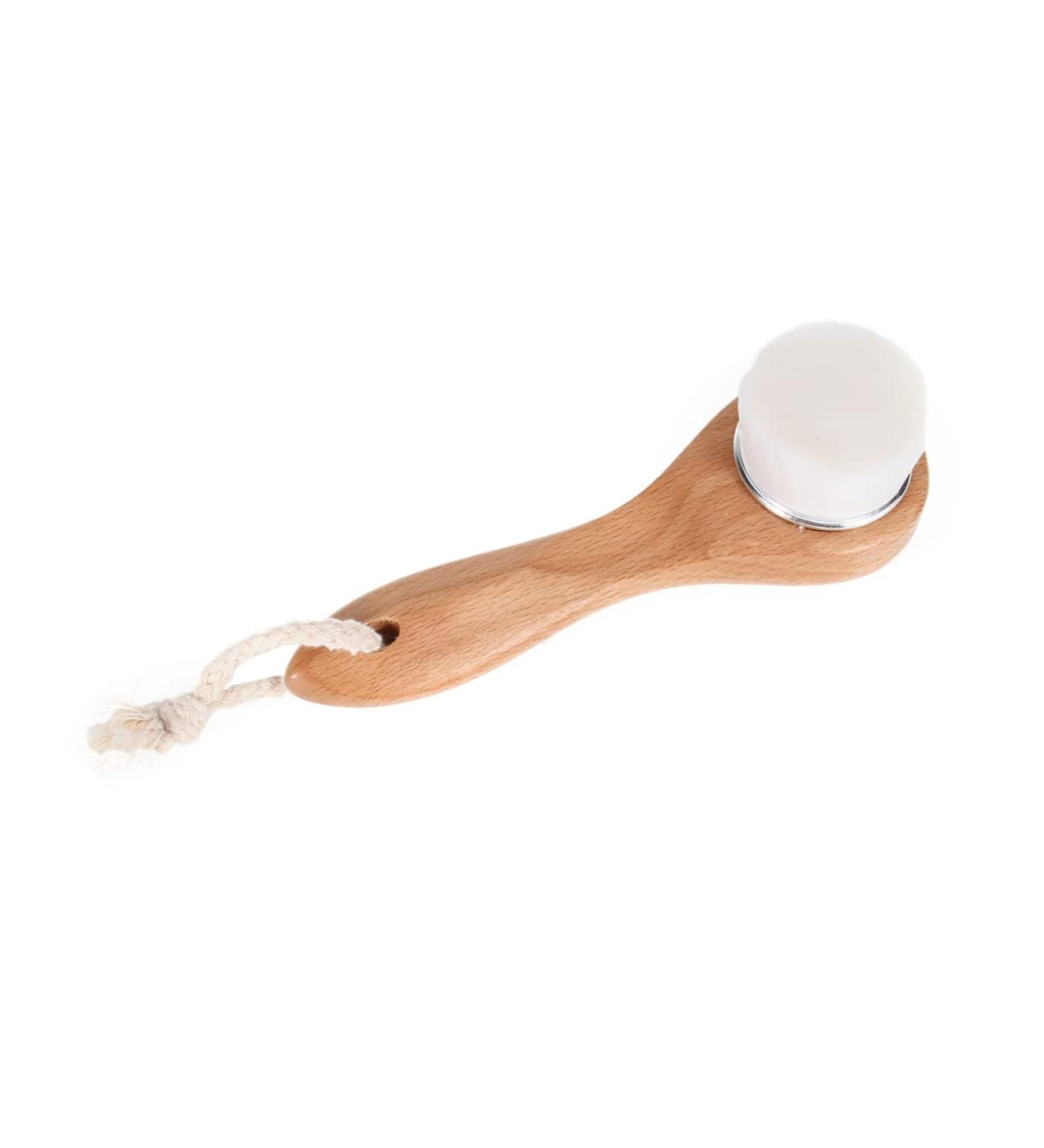 Didiseaon 1pc Skin Cleaning Scrub Brush Cleansing Brush Soft Bristle Brush Skin Cleanser Long Handle Facial Brush Cleaning Brush Facial Exfoliation Brush Wooden Beech The Face - Buy Online on GoSupps.com