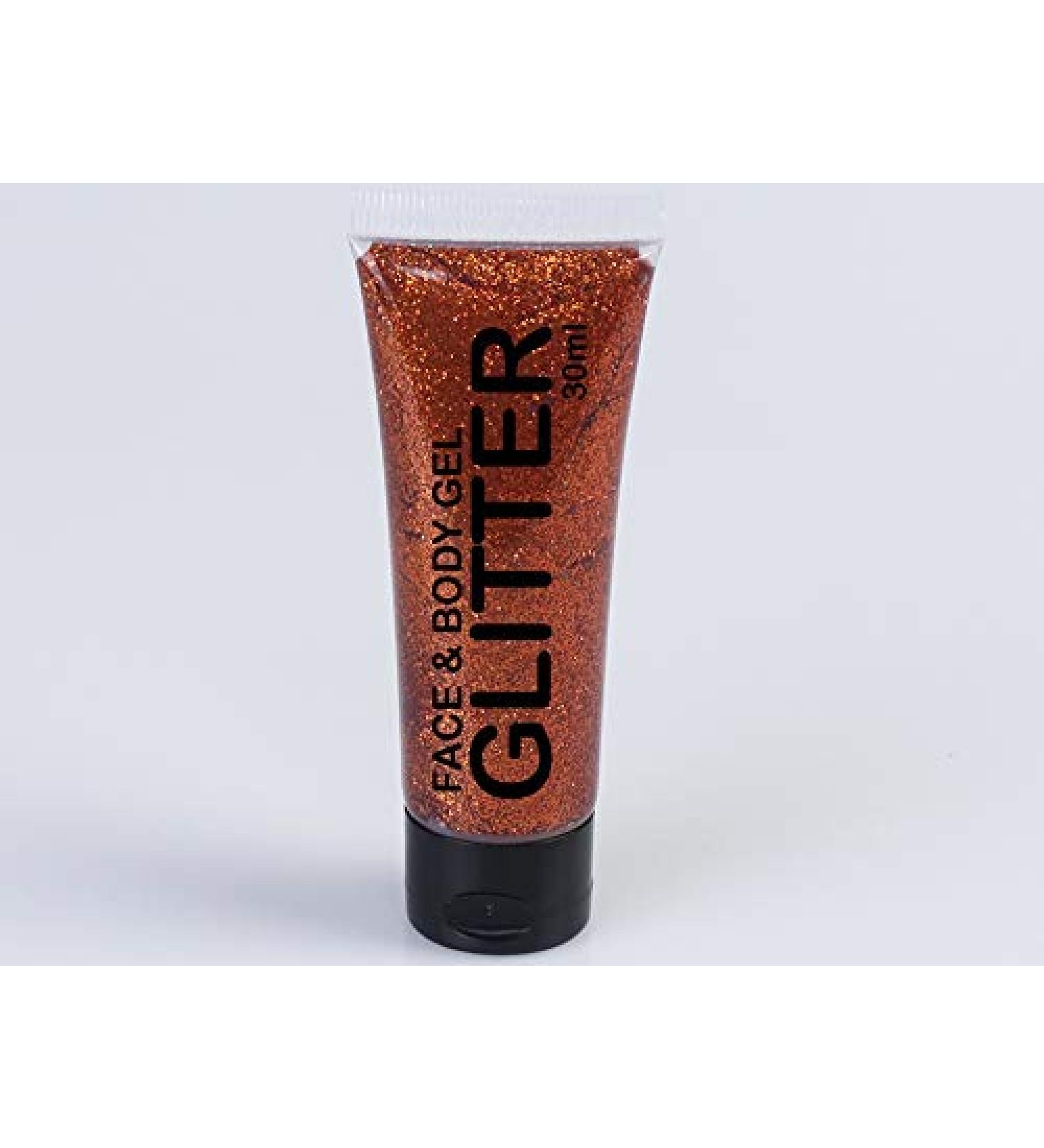 Glitter Gel Tube red bronze 30 ml