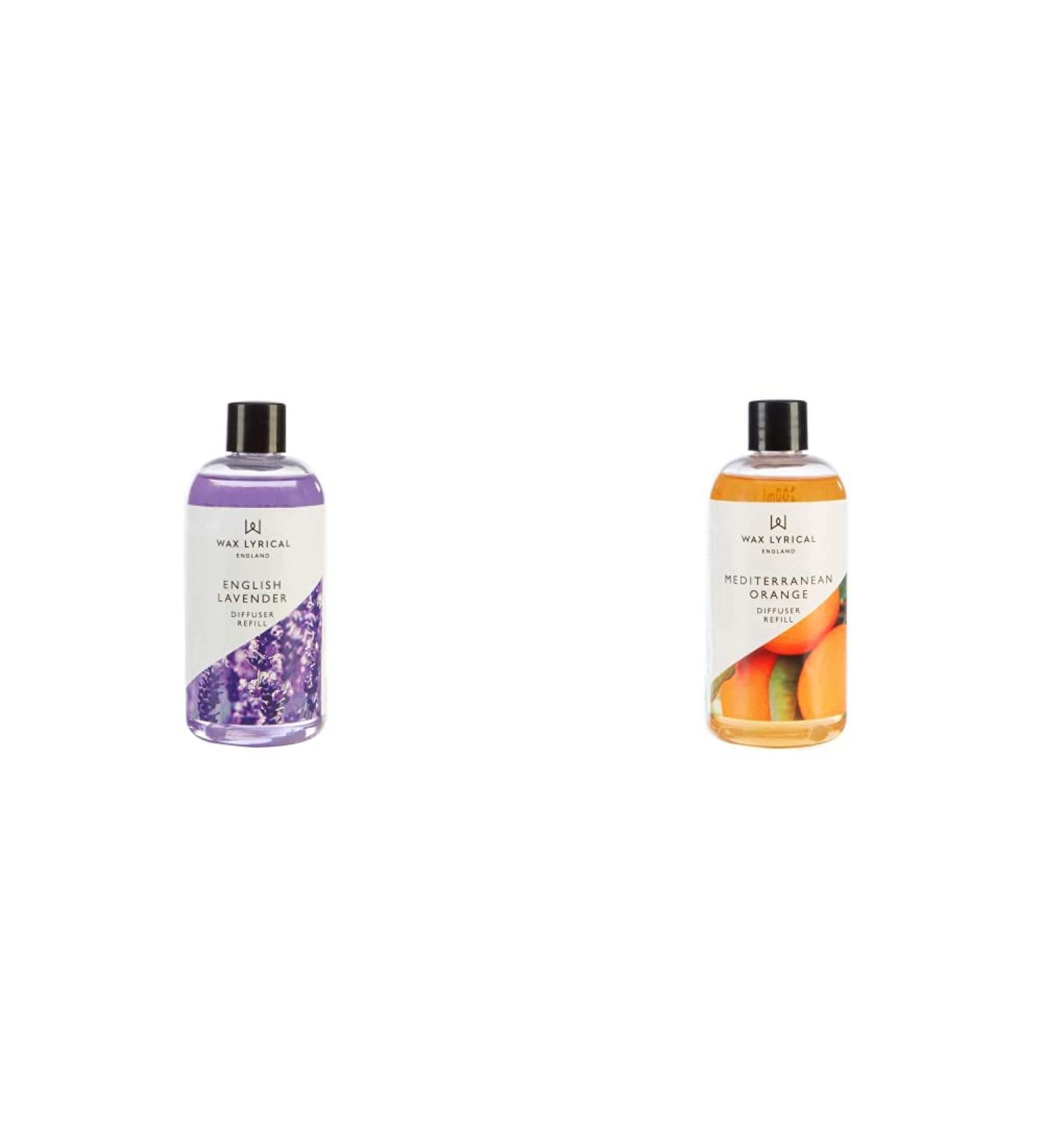 WAX LYRICAL Reed Diffuser Refill 200ml English Lavender Multicolor & WAX LYRICAL Reed Diffuser Refill 200ml Mediterranean Orange Reed Diffuser Refill + Reed Diffuser Refill 200ml - Buy Online on GoSupps.com