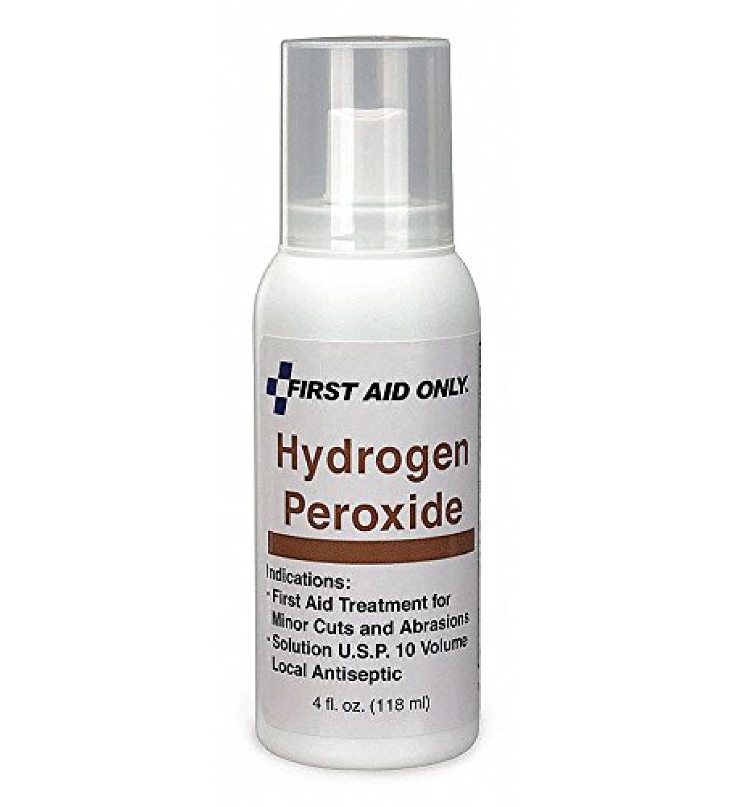 First Aid Only Hydrogen Peroxide Pump Spray Bottle 4 oz