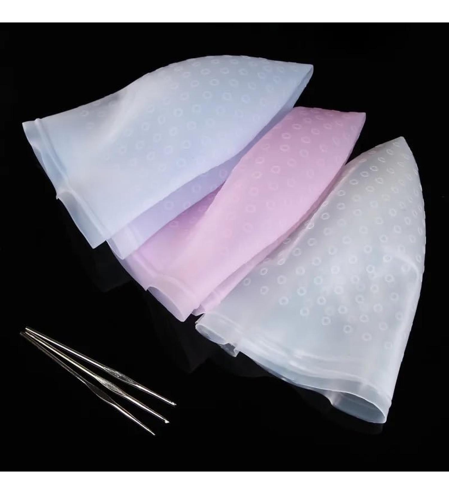 ZPFDSG Highlighting Cap Reusable Silicone Coloring Highlighting Dye Cap Hat Safety Breathable Hook Women Styling Tool DIY Hair Dyeing Tool. (Color : 1pcs-pink) - Buy Online on GoSupps.com