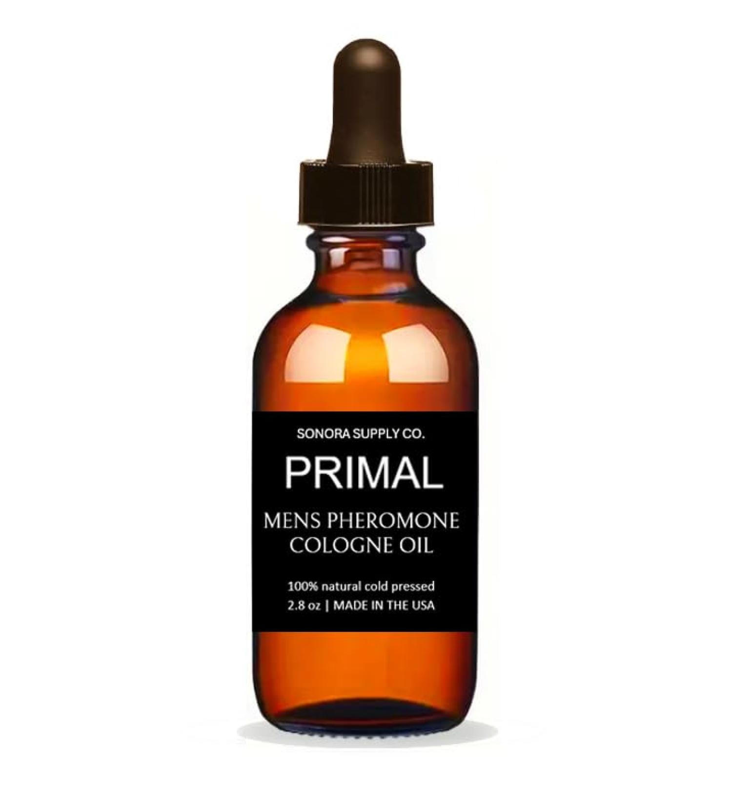 PRIMAL Mens Pheromone Oil - Pheromone Cologne Oil - Unleash the Raw Intoxicating Essence of PRIMAL Mens Pheromone Oil