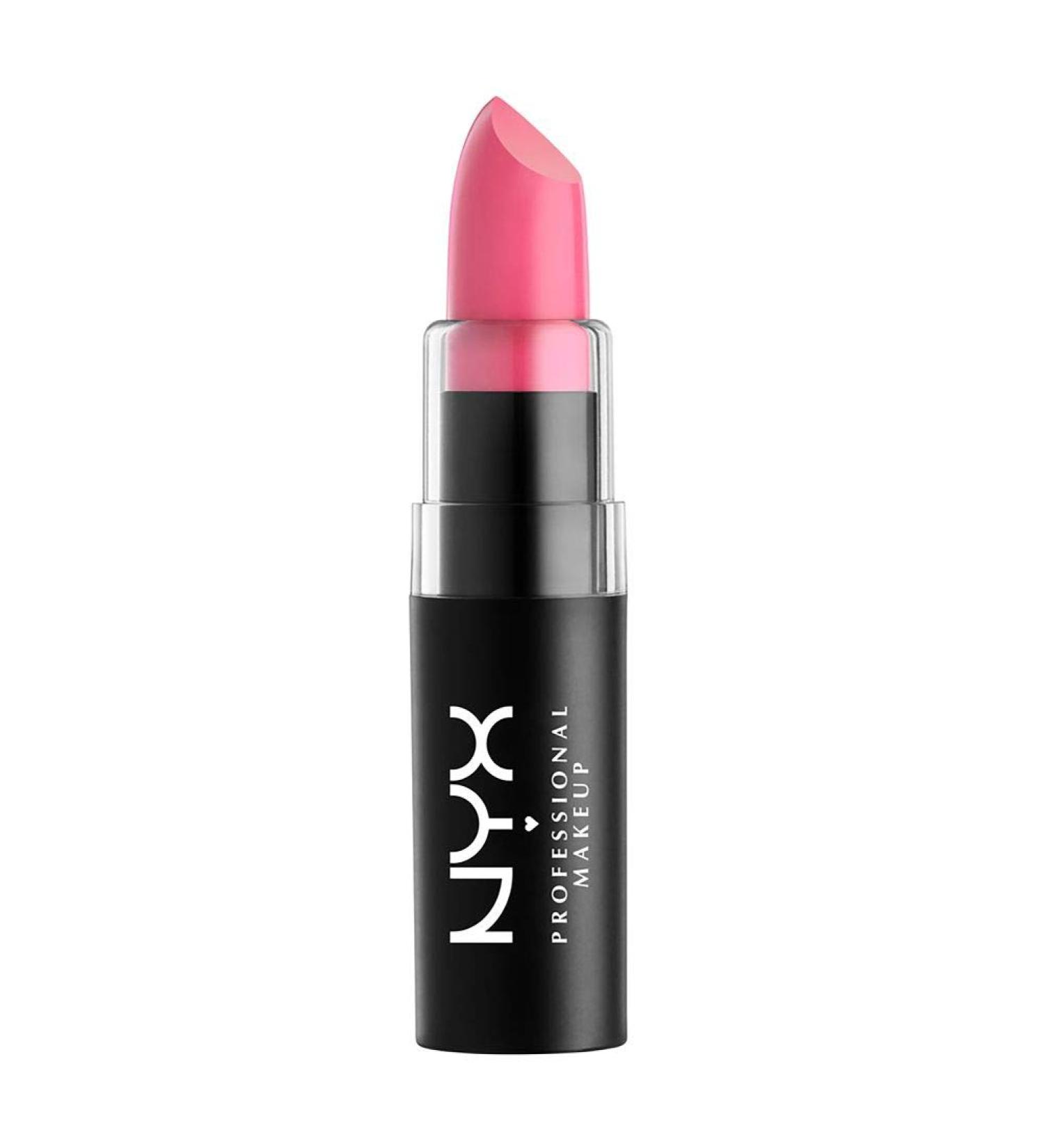 NYX Matte Lipstick in Summer Breeze - Clean Blue-Toned Pink Shade | 1 Count - Buy Online on GoSupps.com