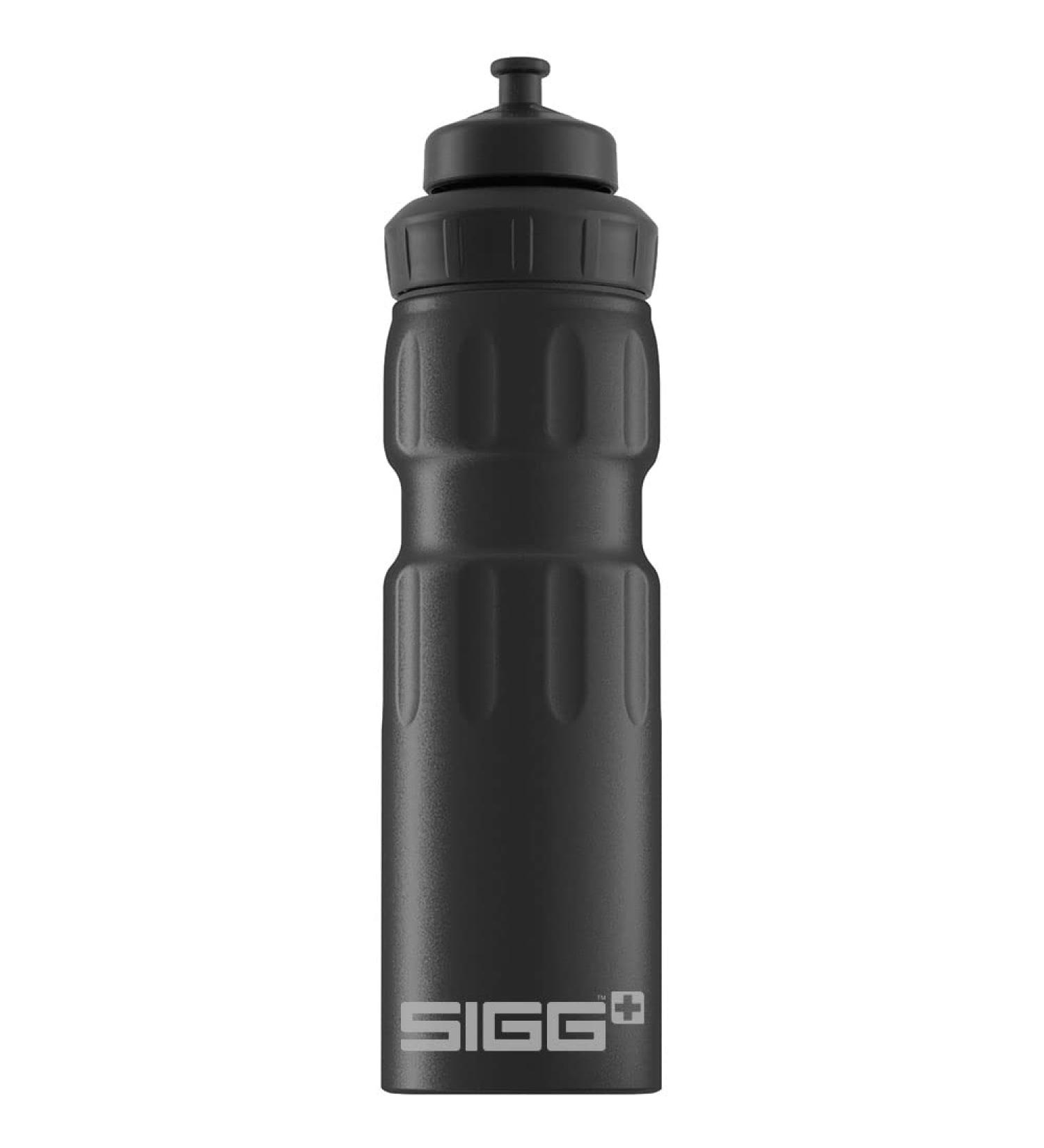 Buy SIGG Alu Sport Drinking Bottle - 0.75L Black - Climate-Neutral & Leak-Proof - BPA-Free - Perfect for Sports - International Shipping Available - Buy Online on GoSupps.com