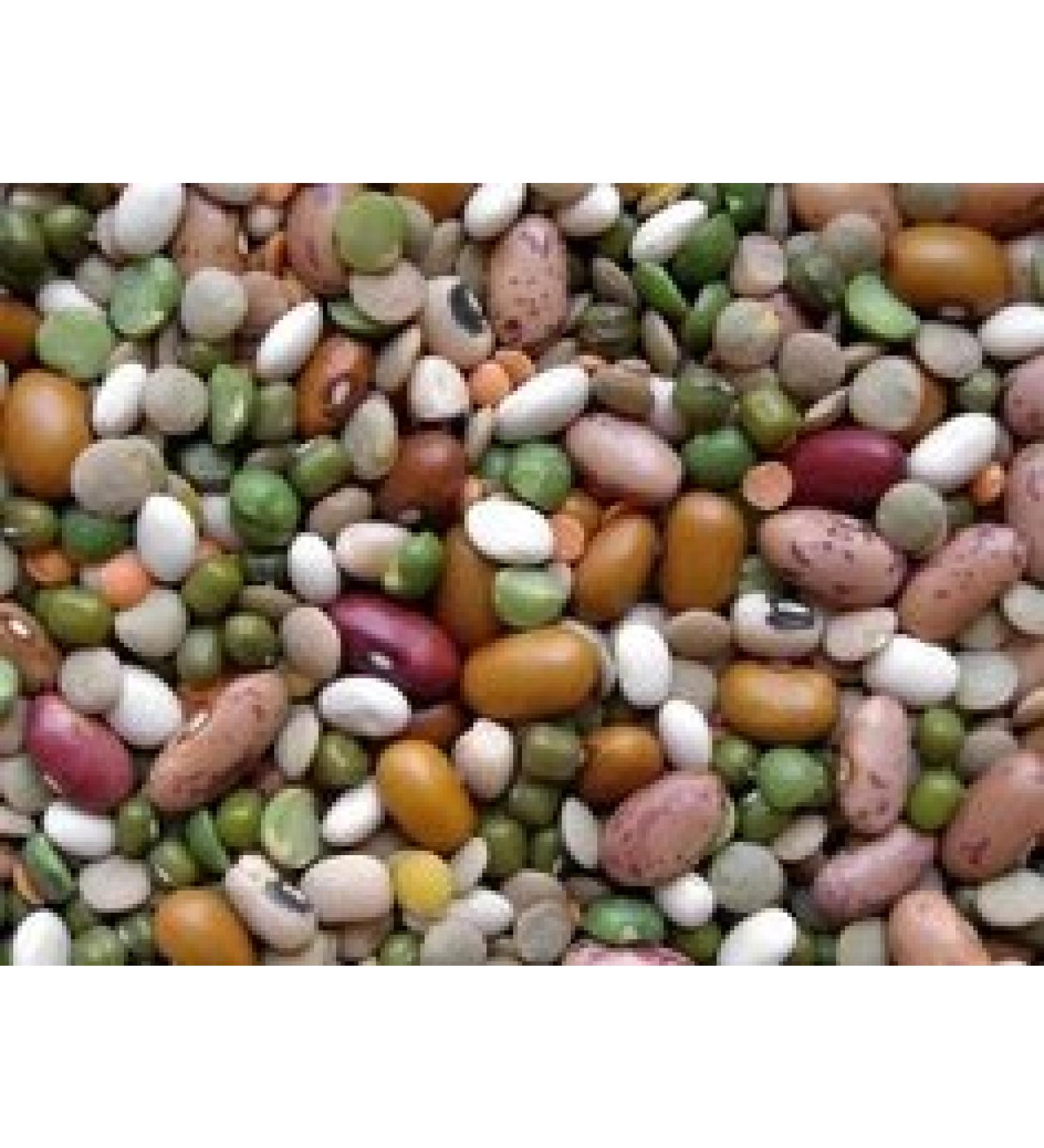 Balsara's 1 kg | Bean and Pulse Mix - Vegetable Mix - Free British Post - Black Beans - Kidney Beans - Chickpeas Green Peas - Gram Green - Beans - Pigeon - Black Peas - Vadu Bean Mix