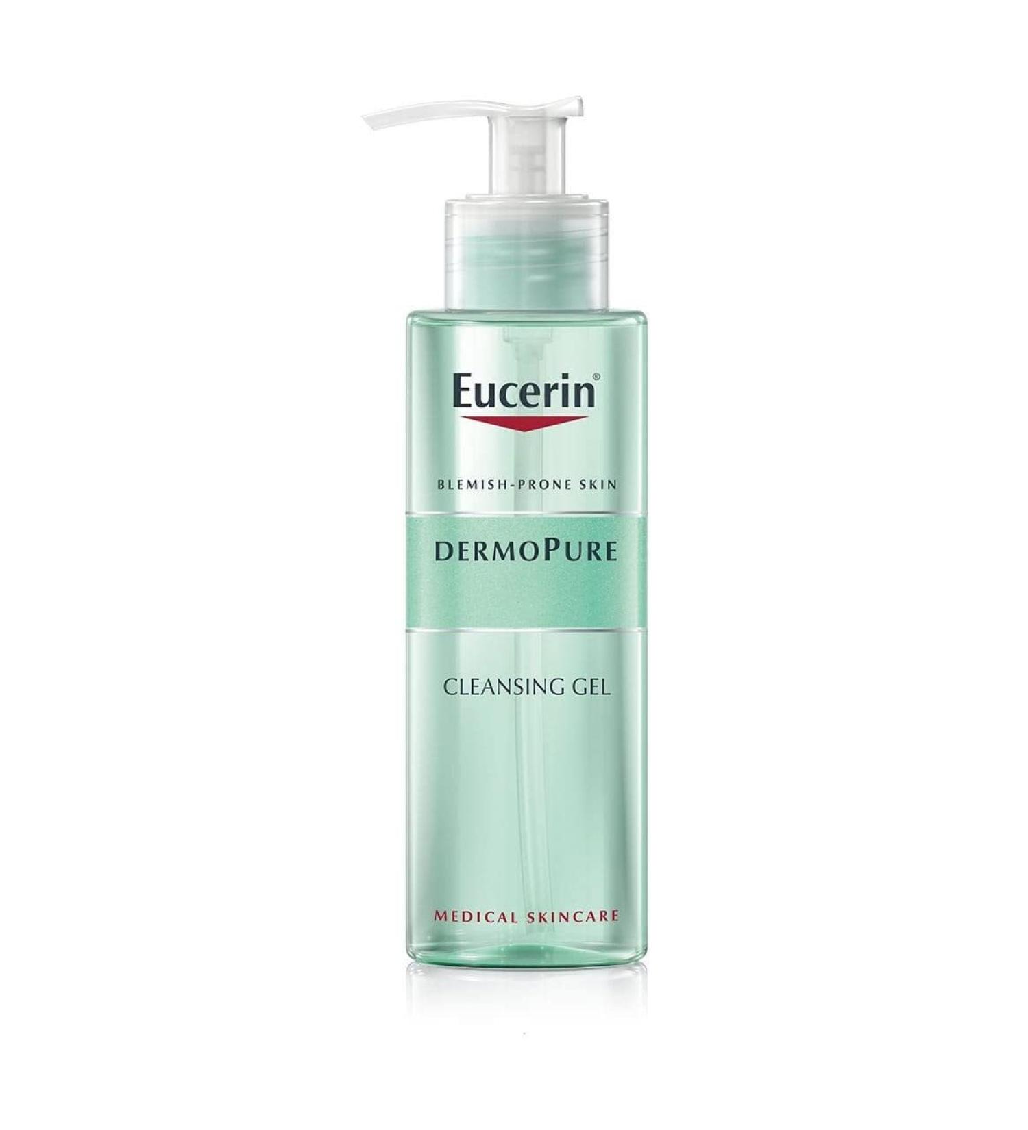 Eucerin dermopure oil control gel limpiador facial 200 milliliters