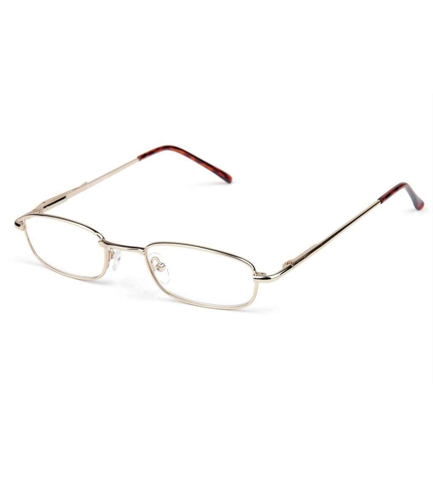 Elegant Gold Reading Glasses with Clip - 2.75 DTP & 2.75 DPT - Stylish & Functional International Shipping - Buy Online on GoSupps.com