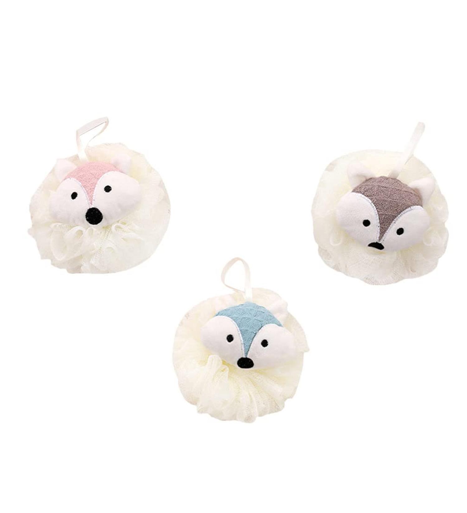 3PS Anim Mesh Bad Snge Loofa Bo Wasng Sbe Ute S Bl Fo Kids S Aoies - Buy Online on GoSupps.com