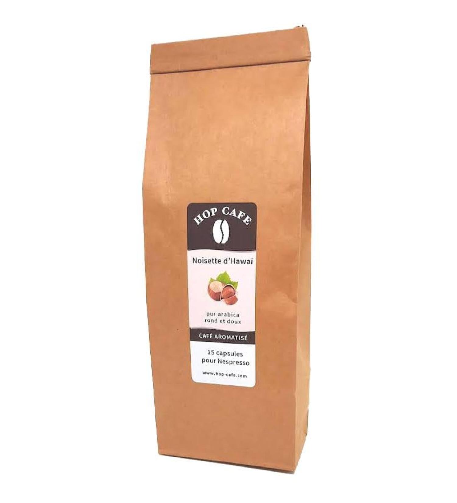 15 Compatible Capsules of Hawaiian Hazelnut Flavored Coffee