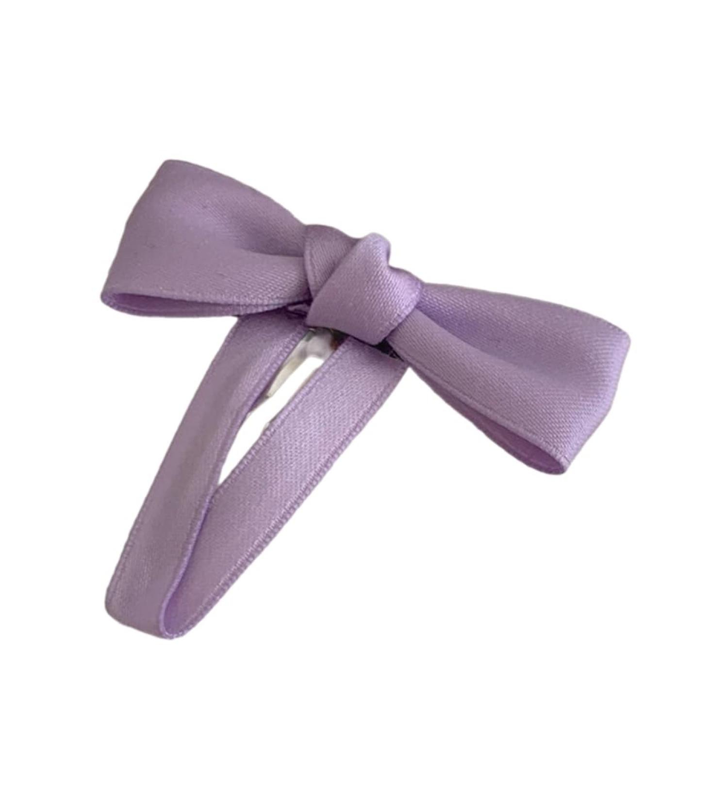 hgnxa Delicate Elegant Style Side Clip Hair Clip Sweet Girls y Style 3D knot Balletcore Purple - Buy Online on GoSupps.com
