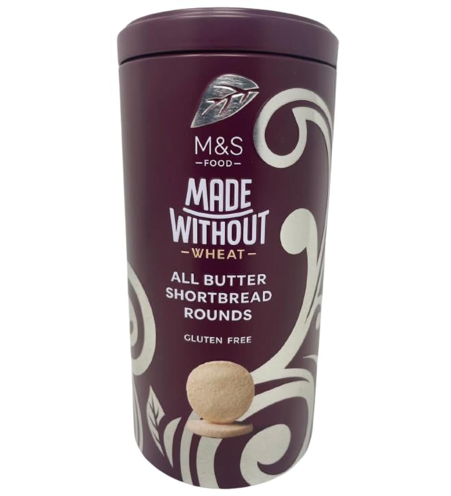 M&S Made Without Wheat All Butter Shortbread Rounds 200g in a Premier Life Store Box - Buy Online on GoSupps.com