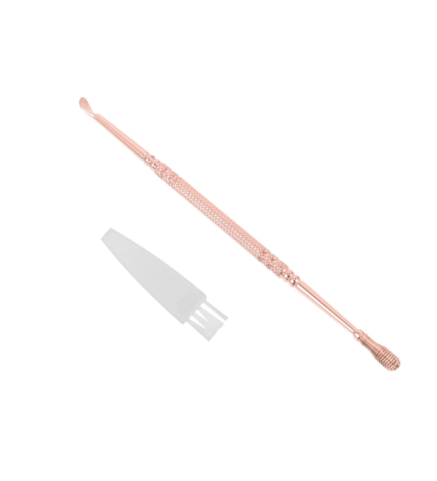 Spiral Ear Spoon | Reusable Ear Cleaner & Ear Wax Removal Kit - Stainless Steel | Outdoor Rose Gold | Efficient Earwax Removal Tool - Buy Online on GoSupps.com