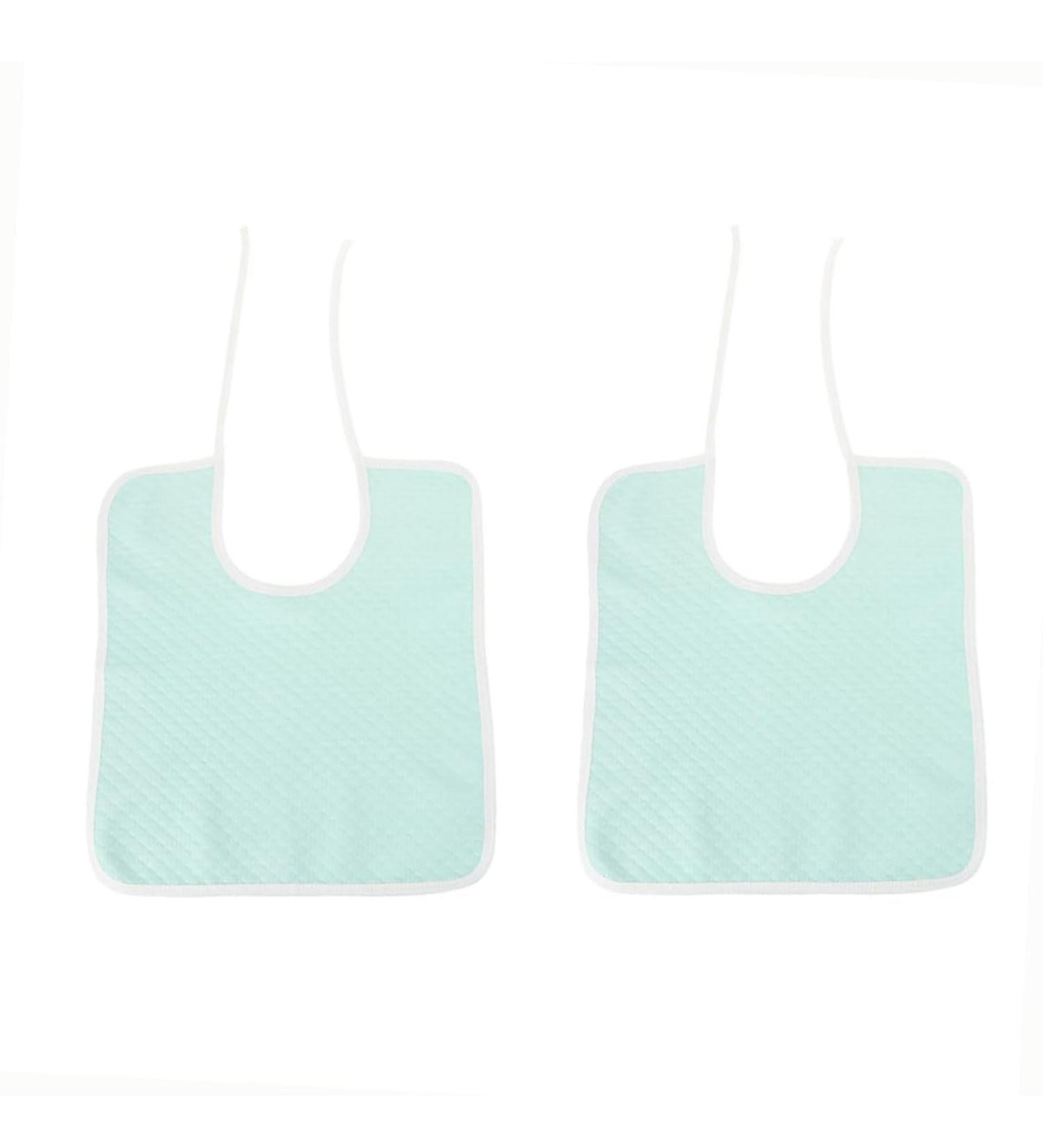 Adult Drool Bibs Anti-Oil Bibs Adult Eating Apron The Aged Dining Bibs Senior Dining Bibs Waterproof & Washable(2 pcs) - Buy Online on GoSupps.com