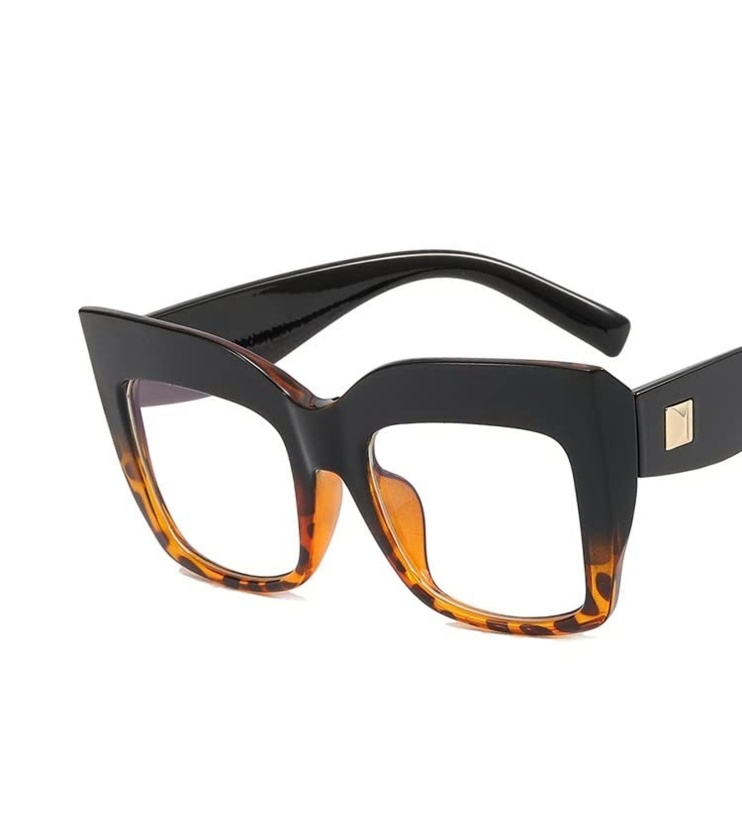 Oversized Tortoiseshell Blue Light Blocking Readers | Anti Eye Strain Presbyopic Glasses +100 - Buy Online on GoSupps.com