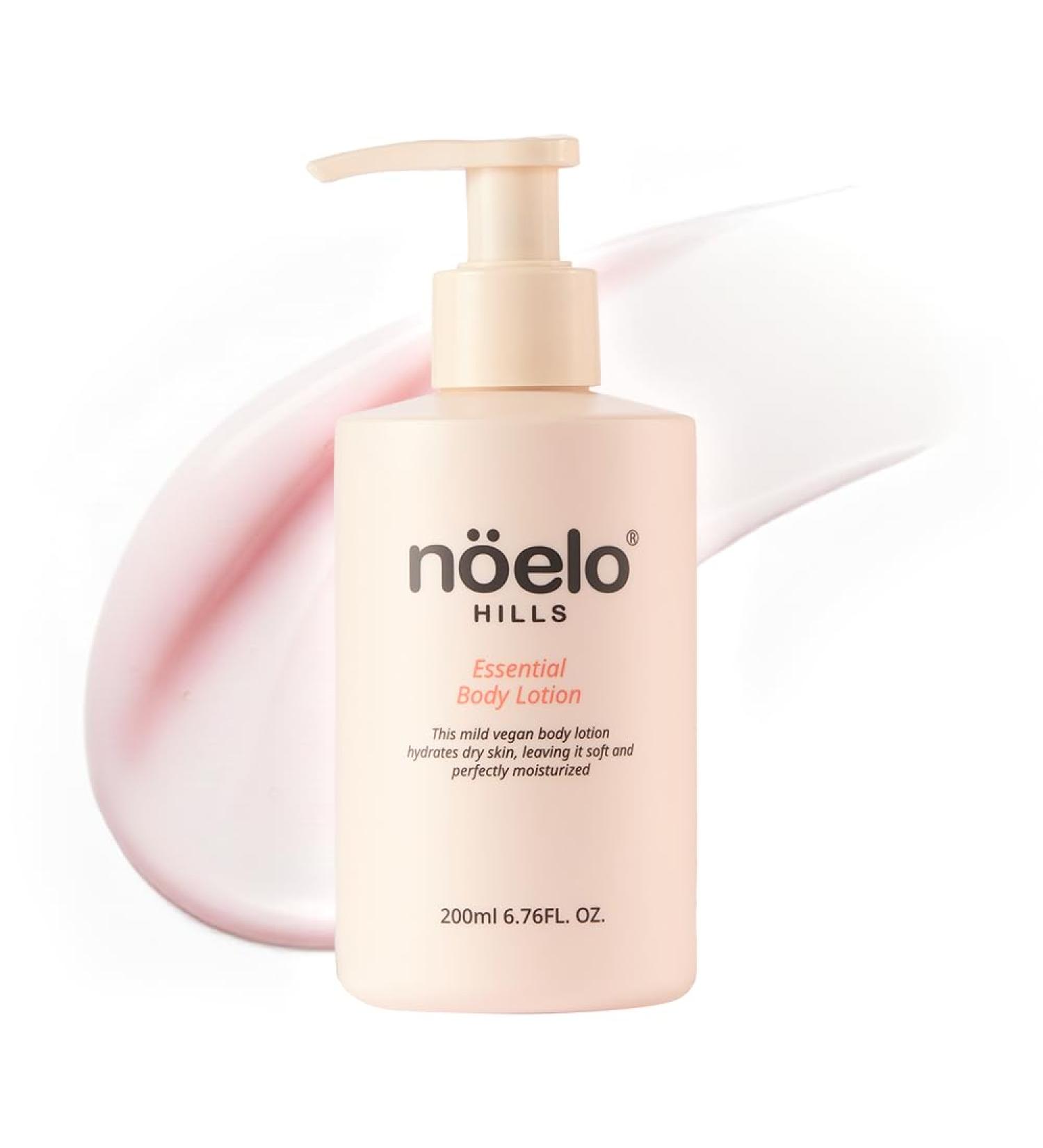 Noelo Hills Pregnancy-Safe Body Lotion for Dry Skin, Ultra-Hydrating Formula, Clean Vegan Skincare, Korean, Kbeauty, 6.76 fl oz - Buy Online on GoSupps.com
