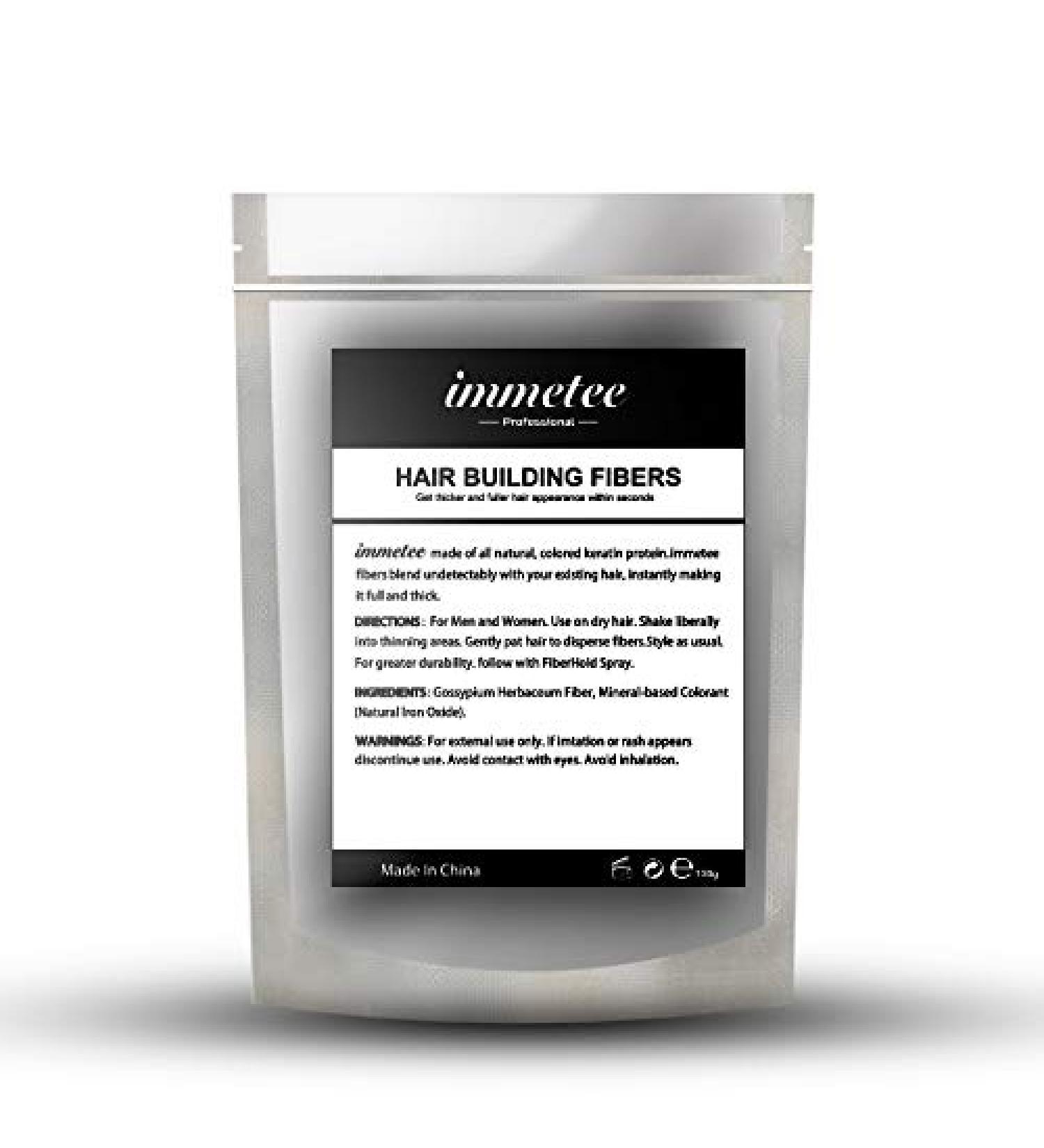 IMMETEE 100g Hair Building Fibers Refill - Hair Loss Concealer for Thinning Hair - Med Blonde - Buy Online on GoSupps.com